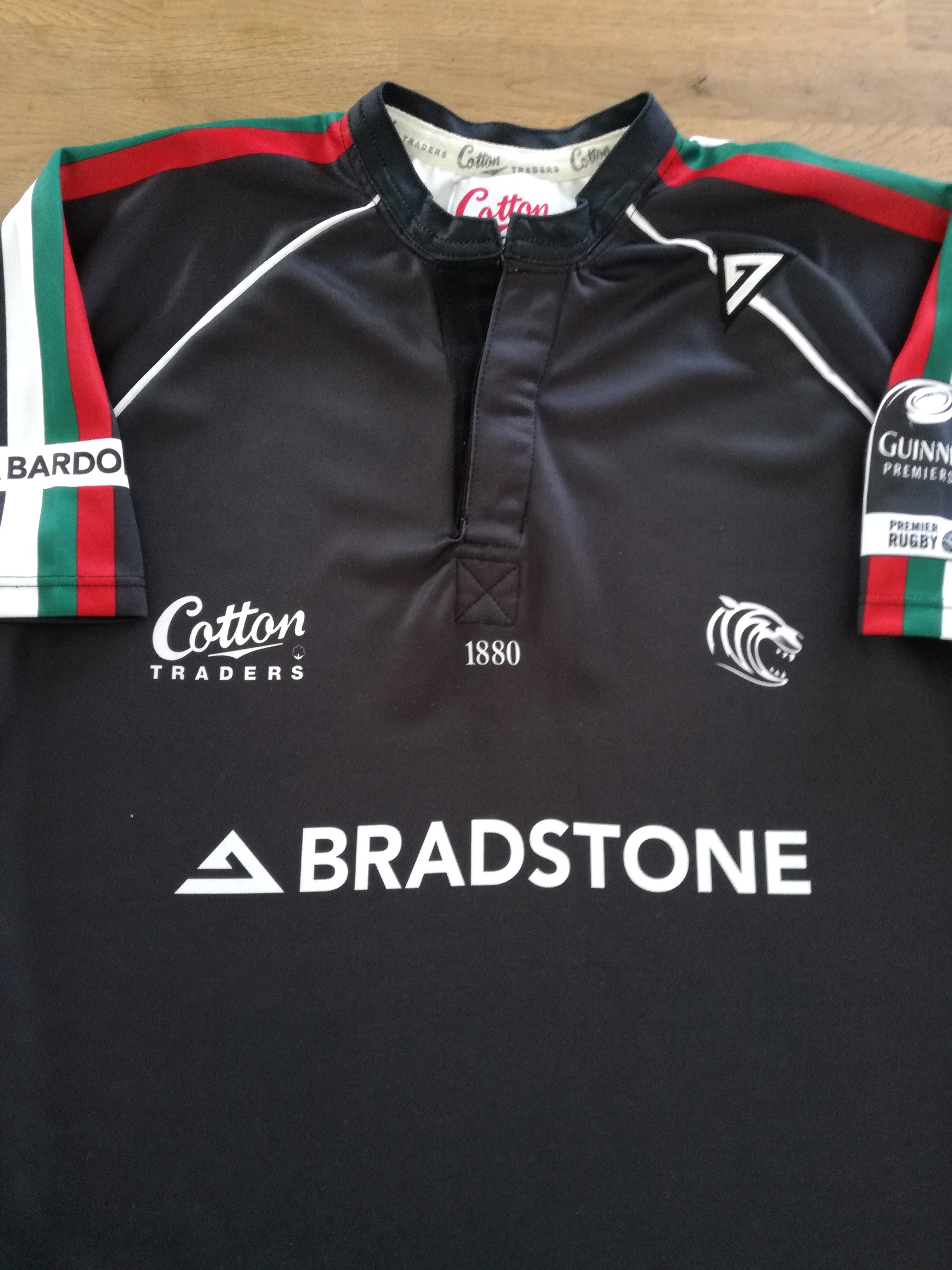 2005/06 Leicester Tigers 3rd Premiership Player Issue Rugby Shirt