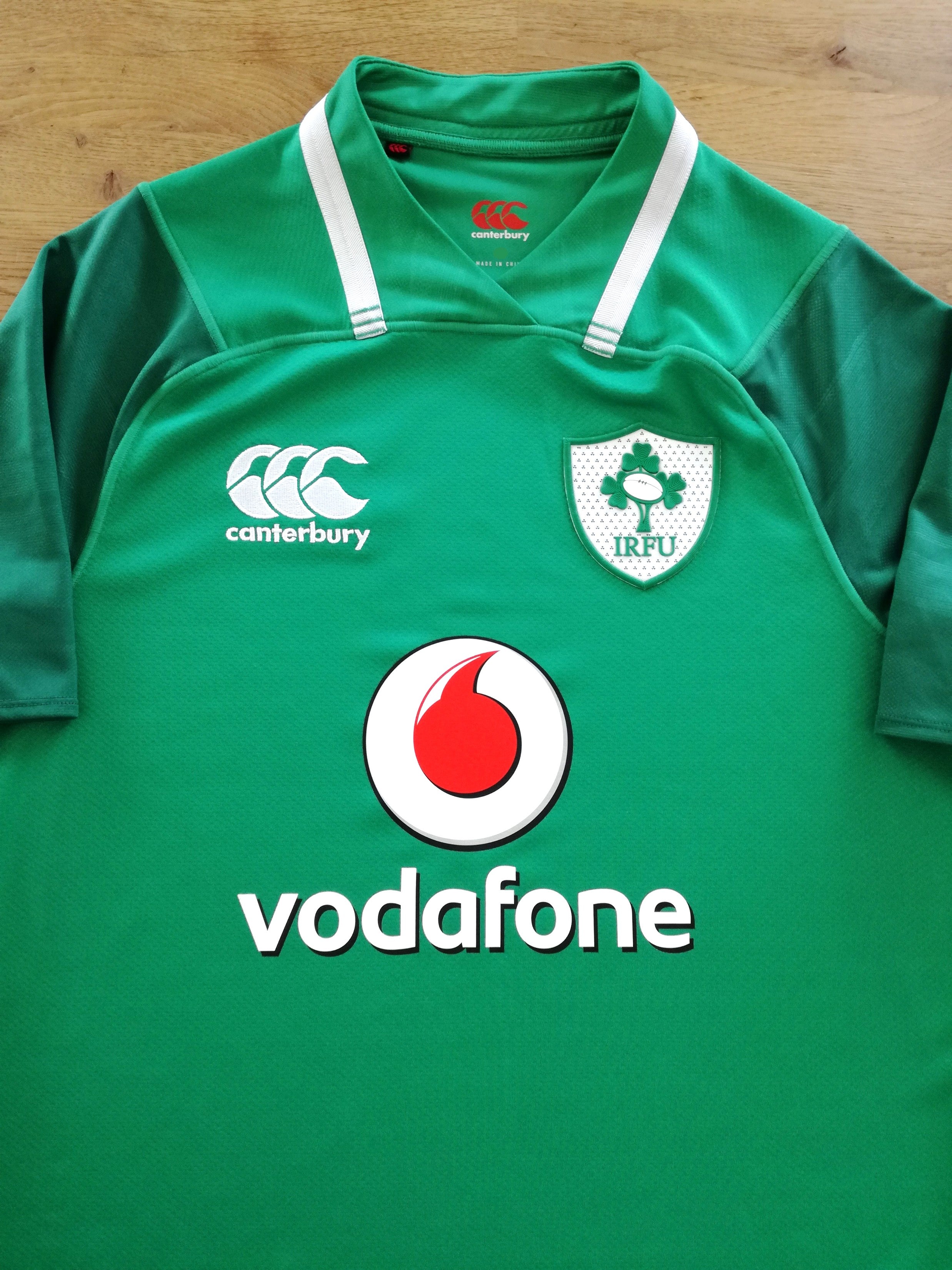 2017/18 Ireland Vapodri+ Rugby Shirt