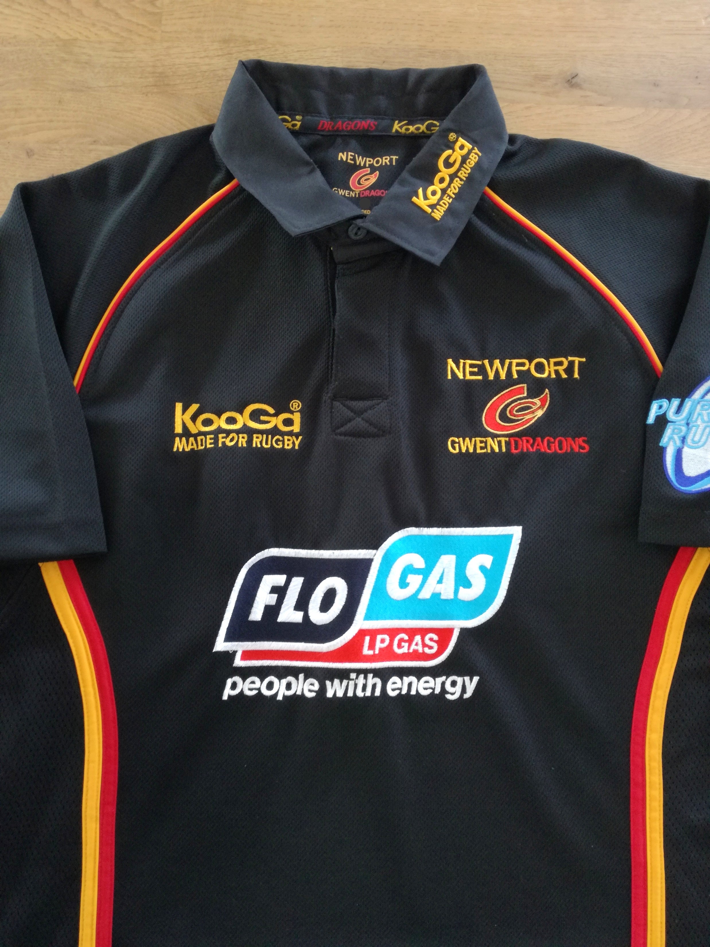 2005/06 Newport Gwent Dragons Home Rugby Shirt