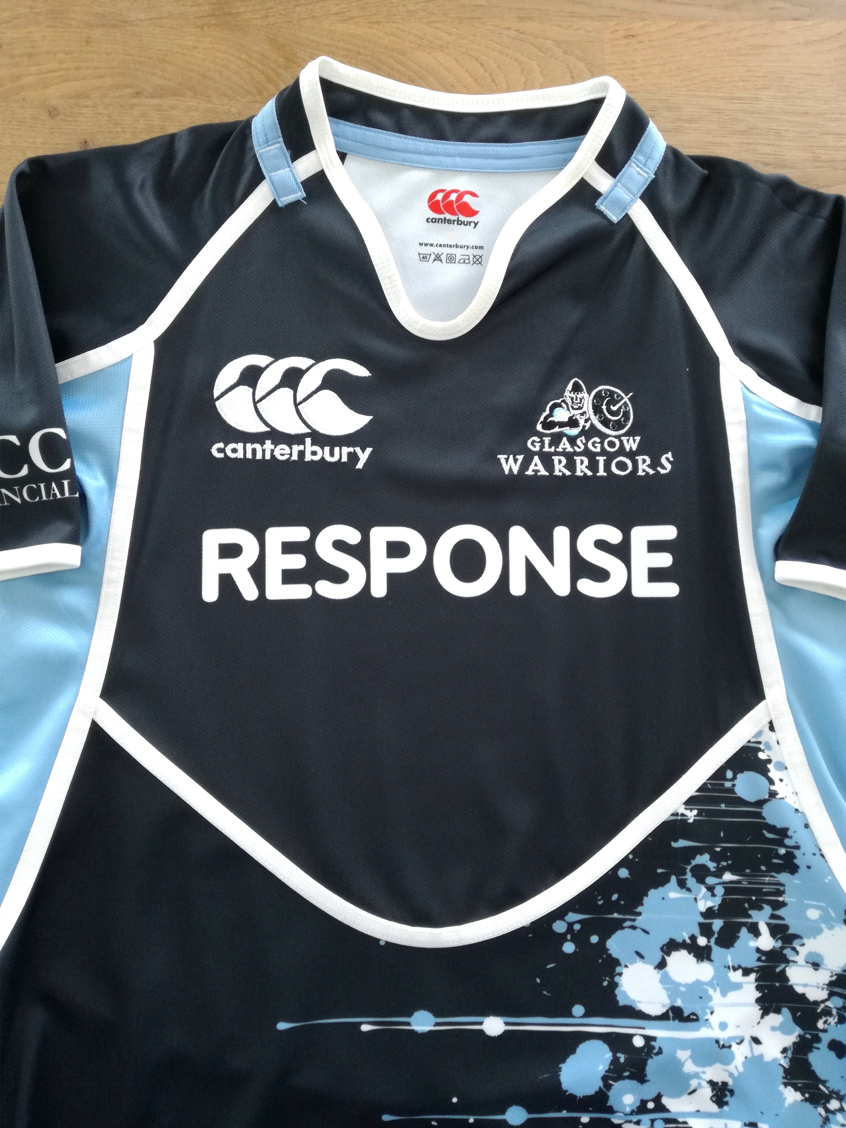 2011/12 Glasgow Warriors Home Rugby Shirt