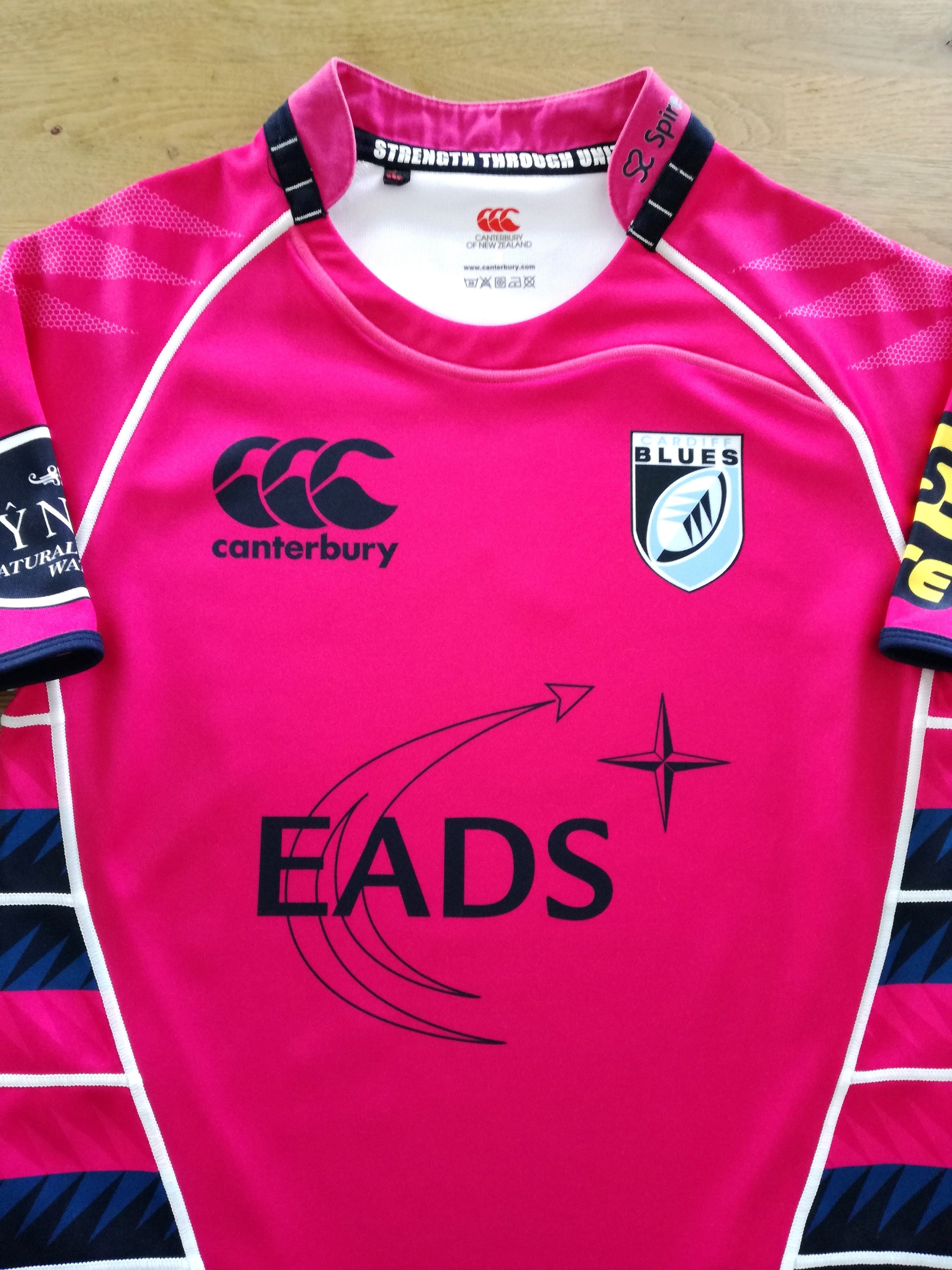 2010/11 Cardiff Blues Away Rugby Shirt
