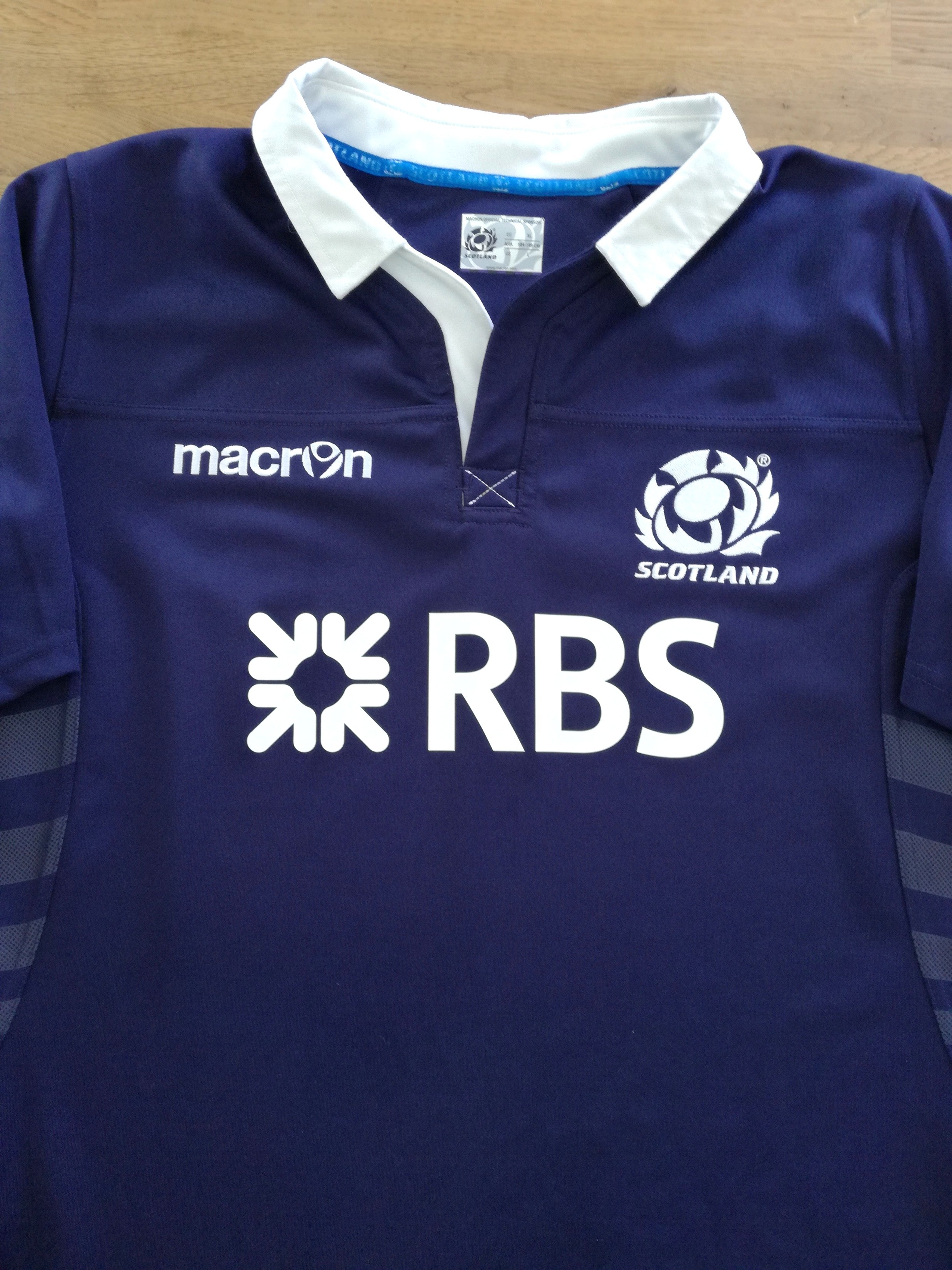 2013/14 Scotland Home Pro-Fit Rugby Shirt