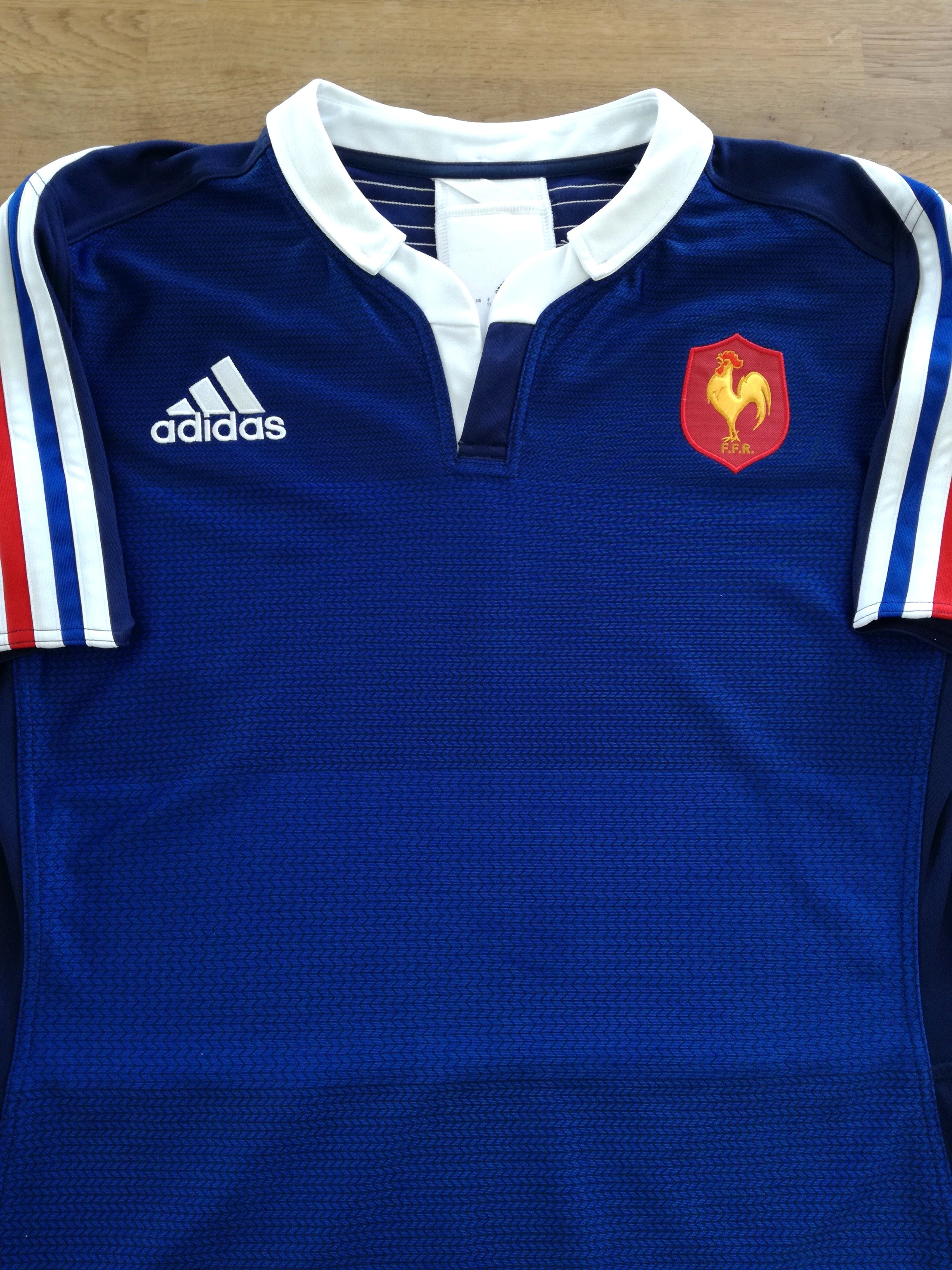 2013/14 France Home Player Issue Rugby Shirt