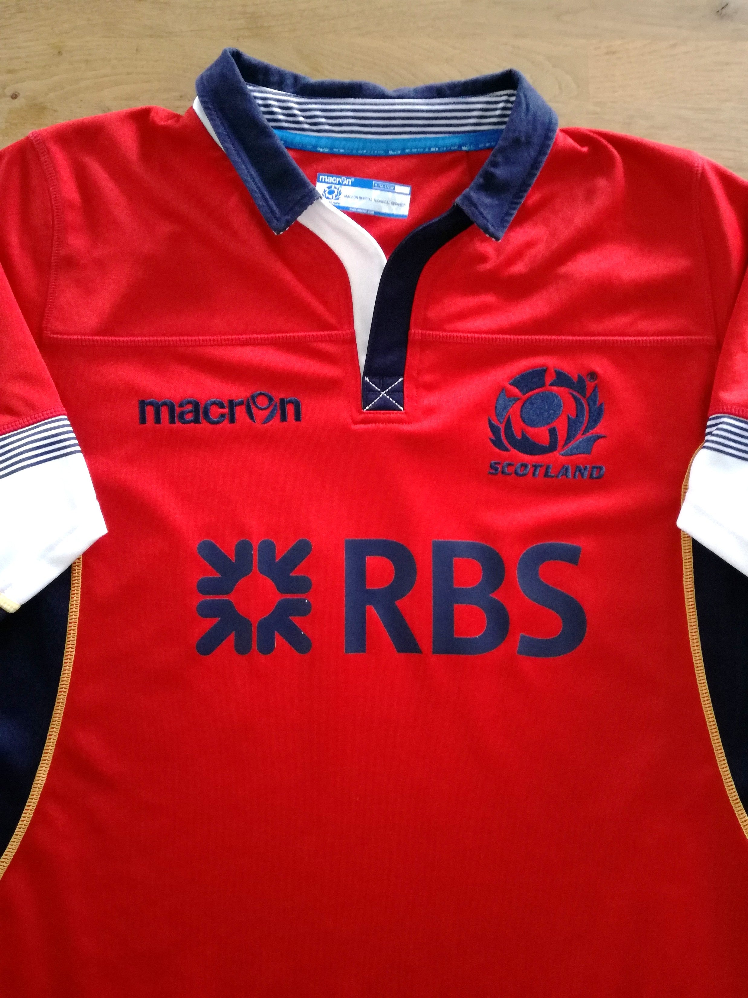 2014/15 Scotland Away Pro-Fit Rugby Shirt