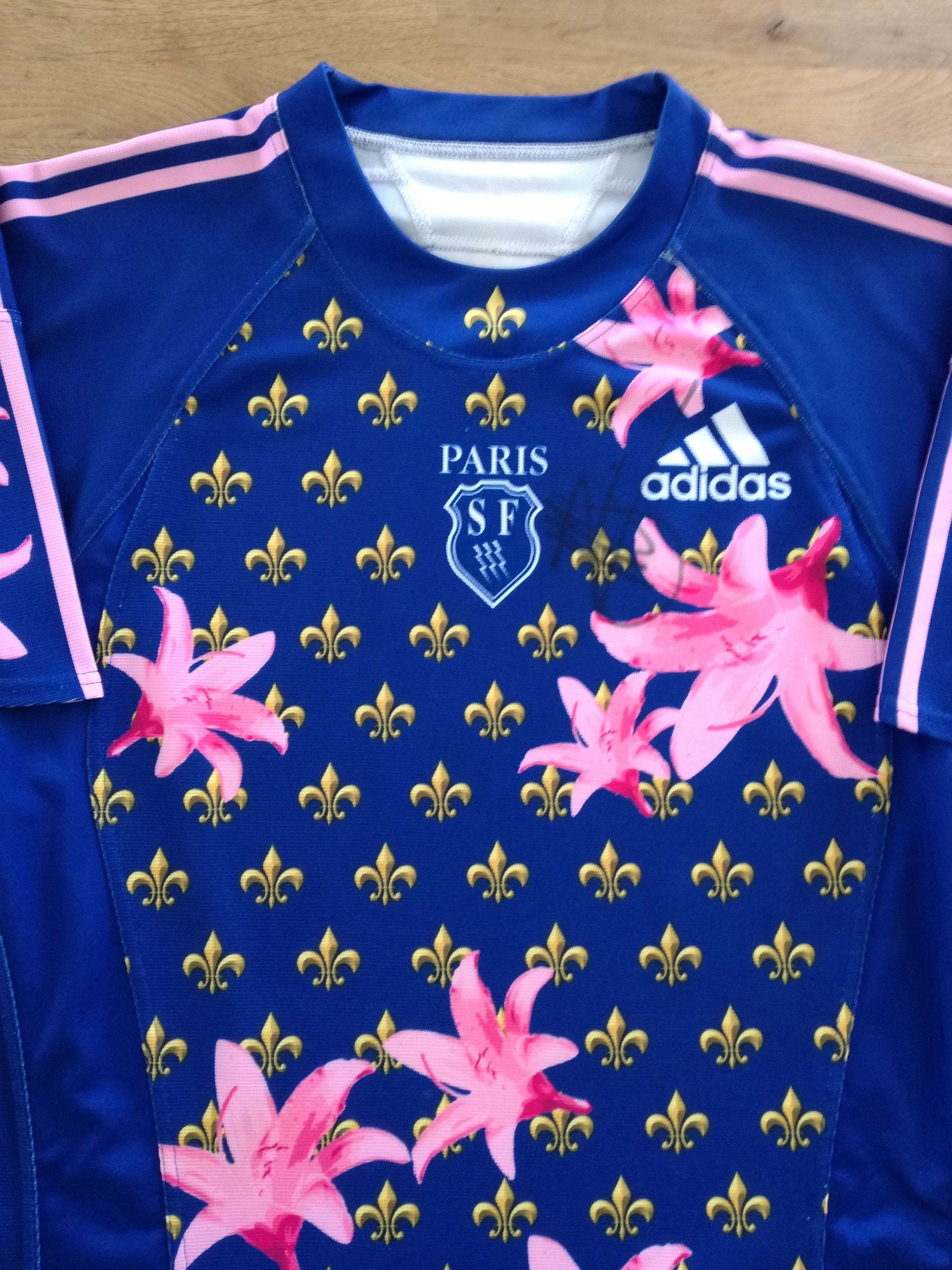 2008/09 Stade Francais 3rd Rugby Shirt (Signed)