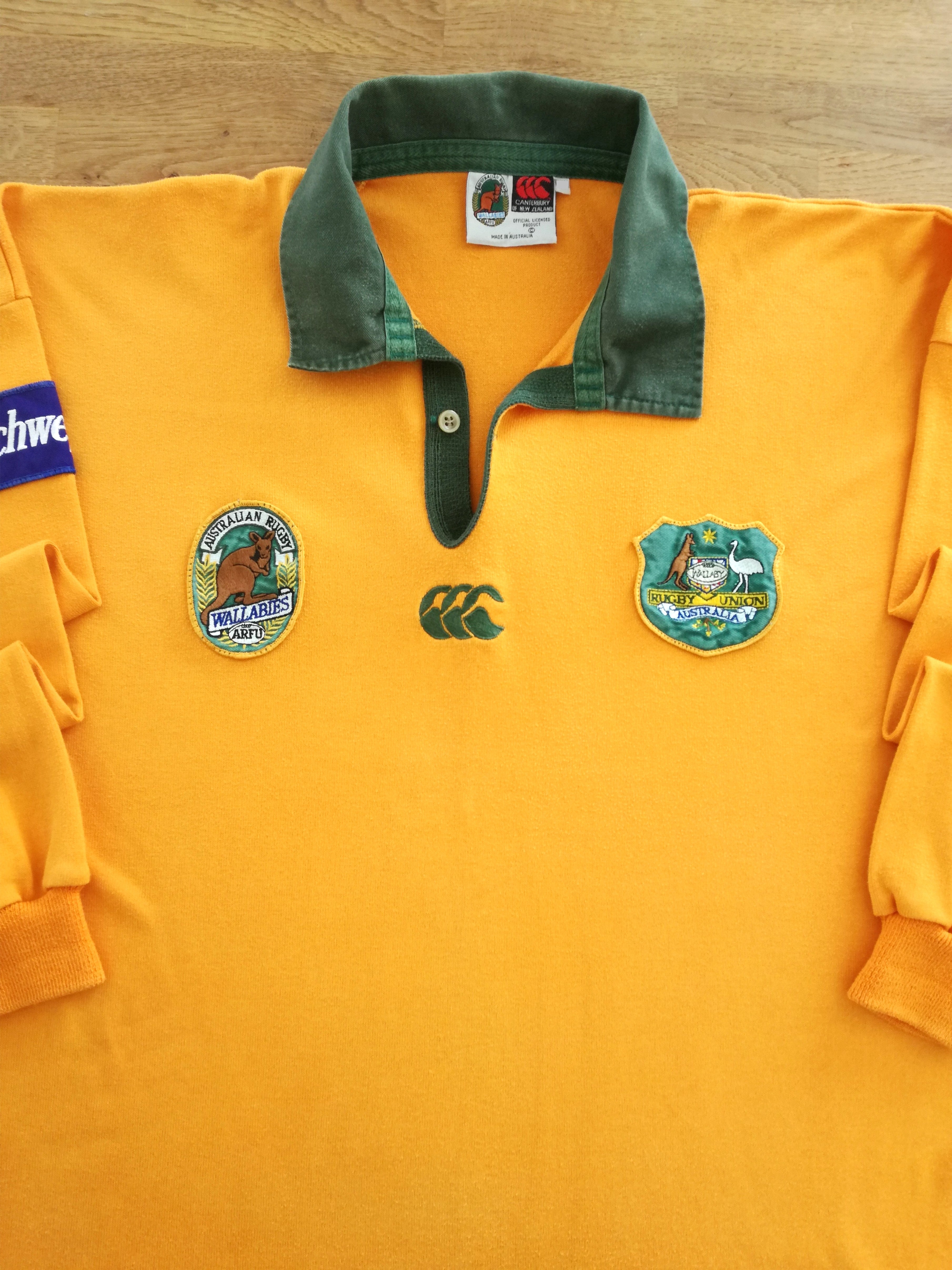1995 Australia Home Rugby Shirt