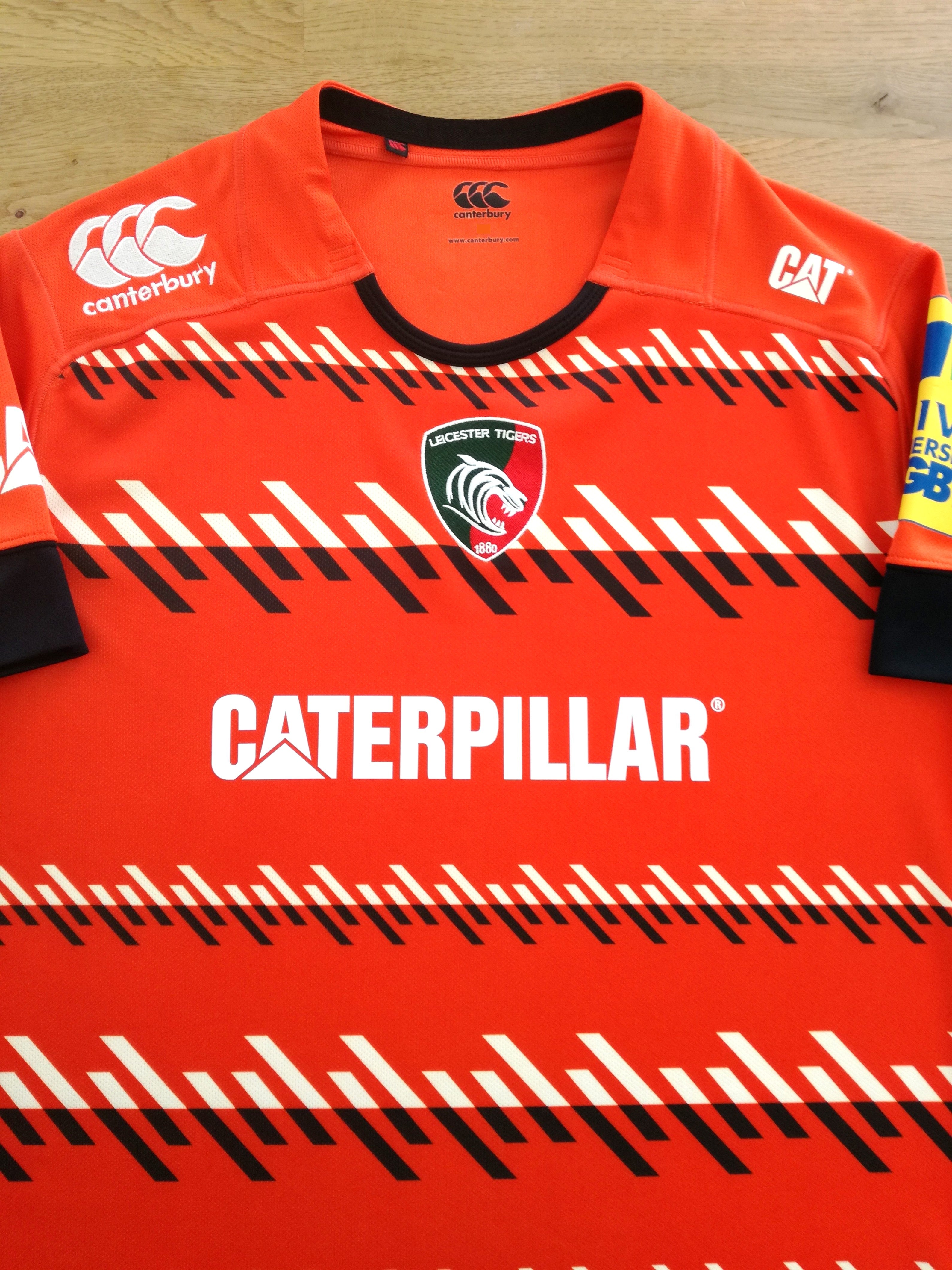 2014/15 Leicester Tigers Away Premiership Rugby Shirt