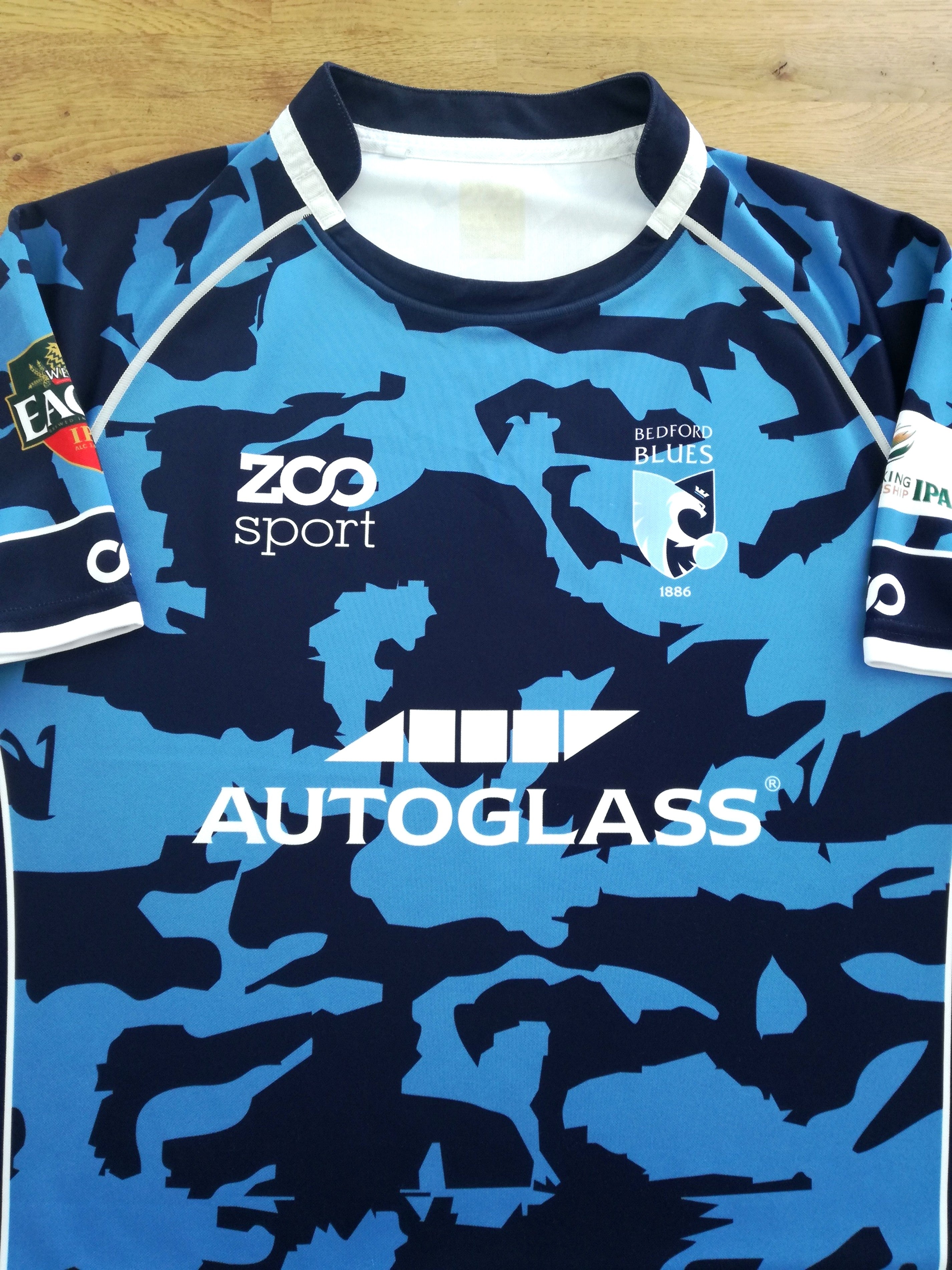 2013/14 Bedford Blues Home Championship Rugby Shirt