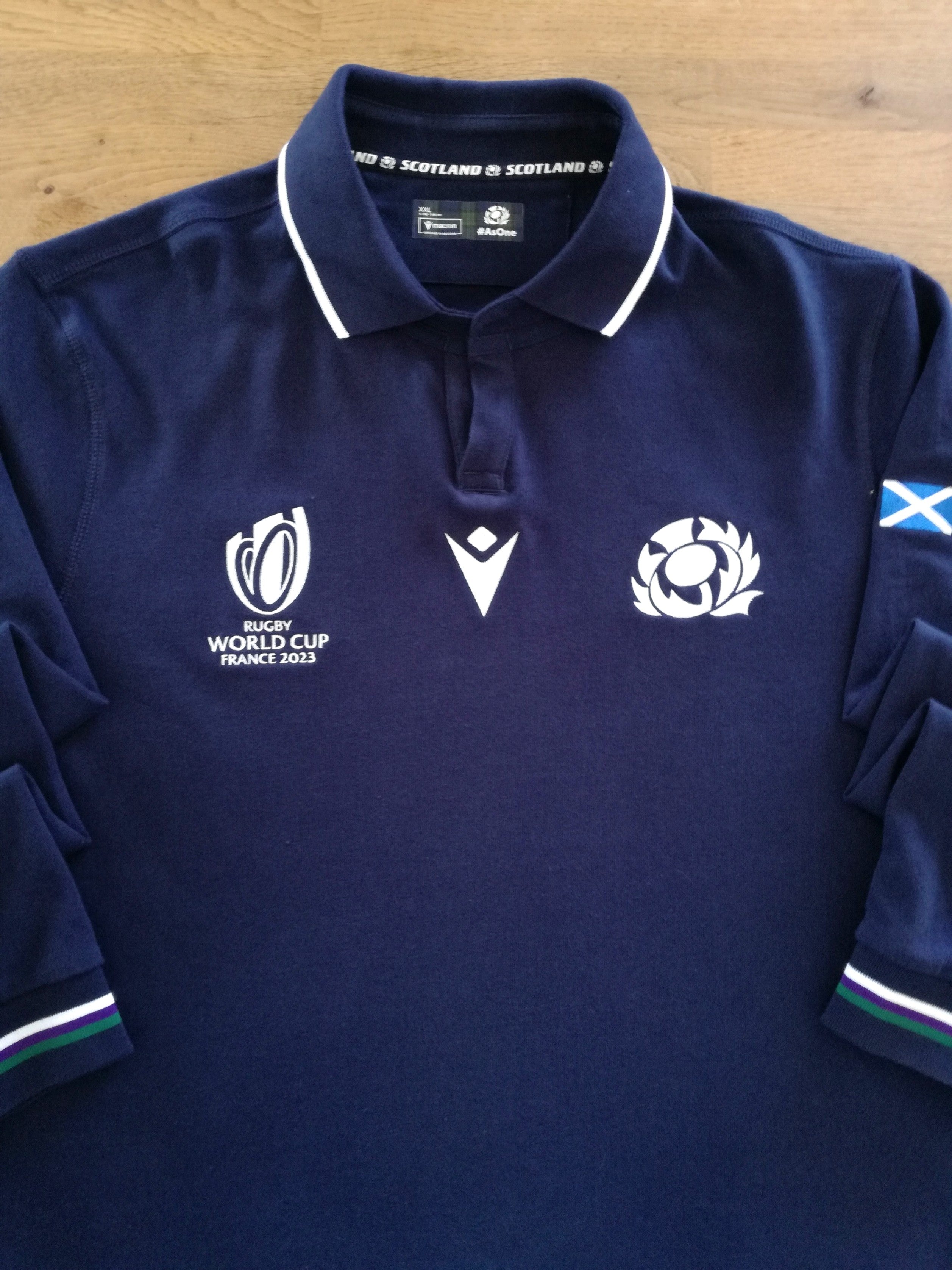 2023 Scotland Home World Cup Rugby Shirt