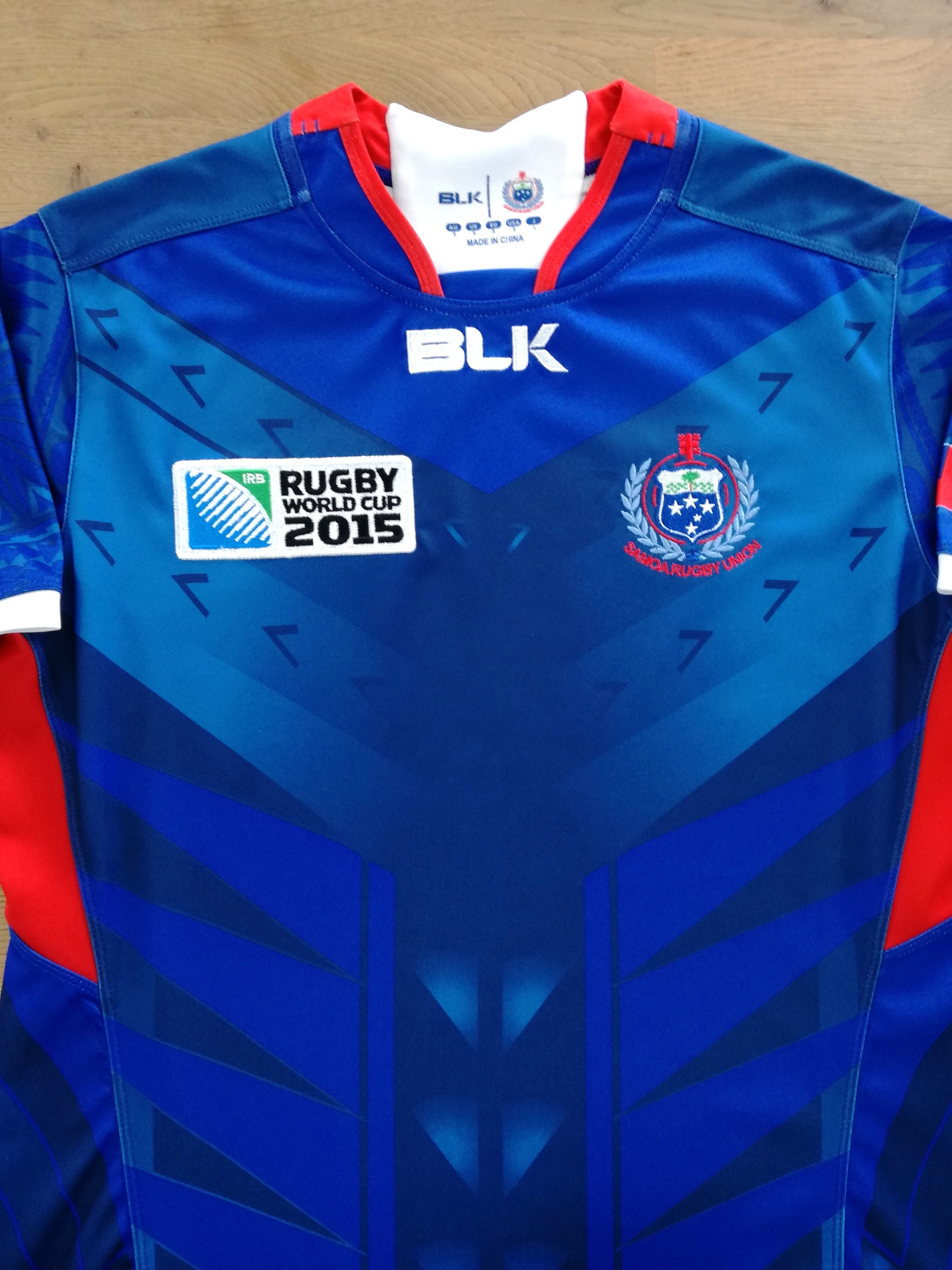 2015 Samoa Home World Cup Rugby Shirt