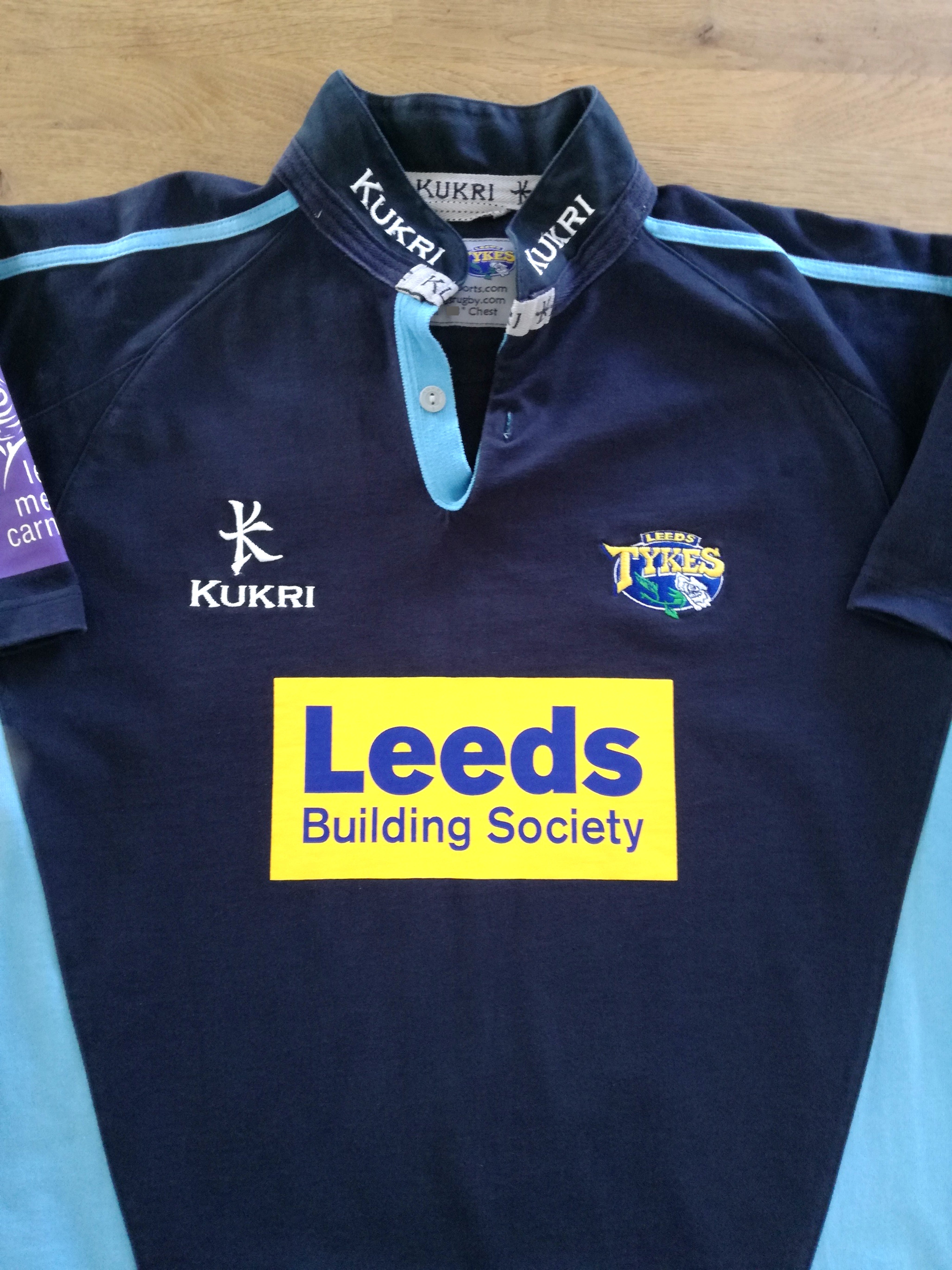2005/06 Leeds Tykes Away Rugby Shirt