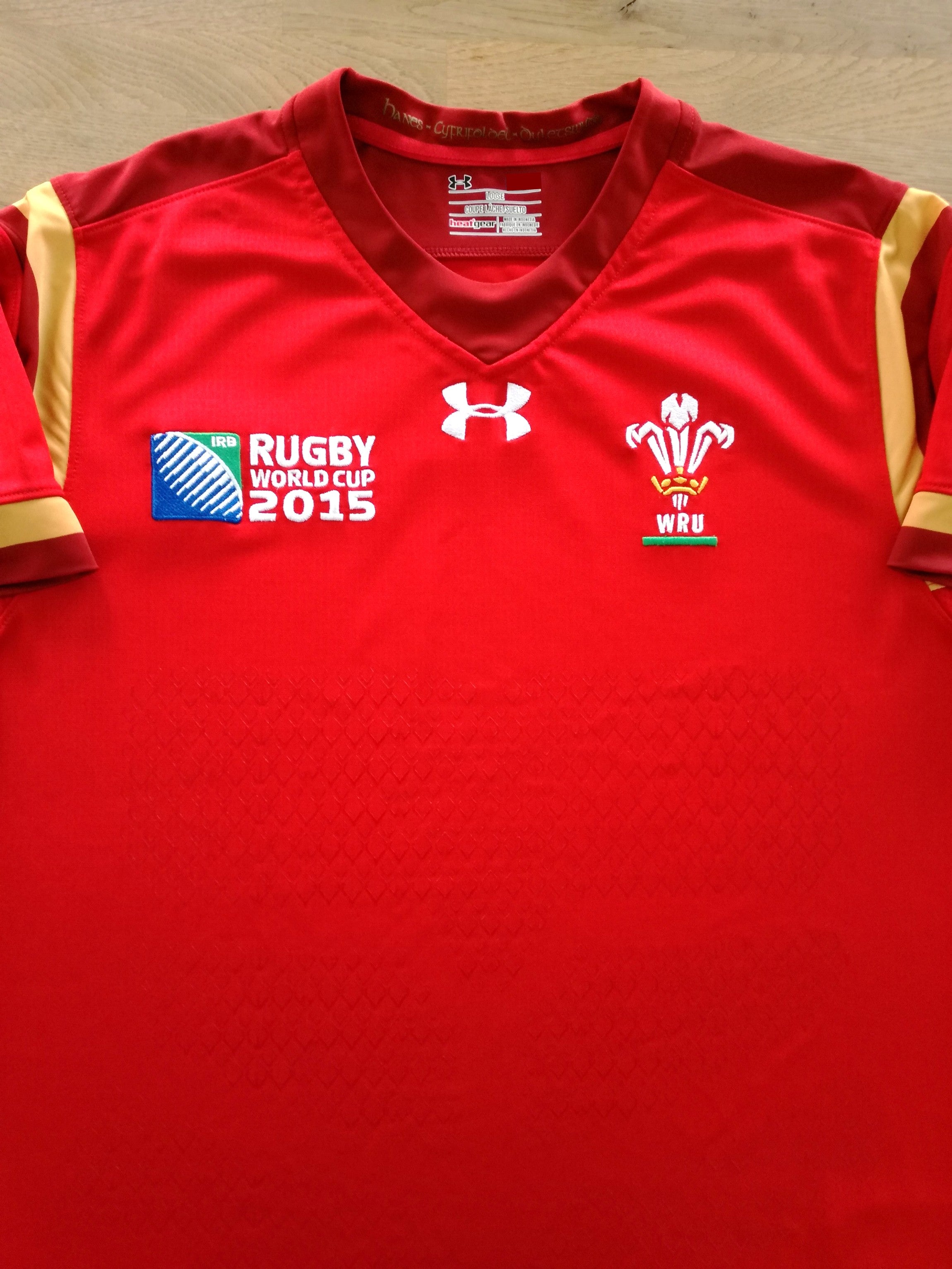 2015 Wales Home World Cup Rugby Shirt