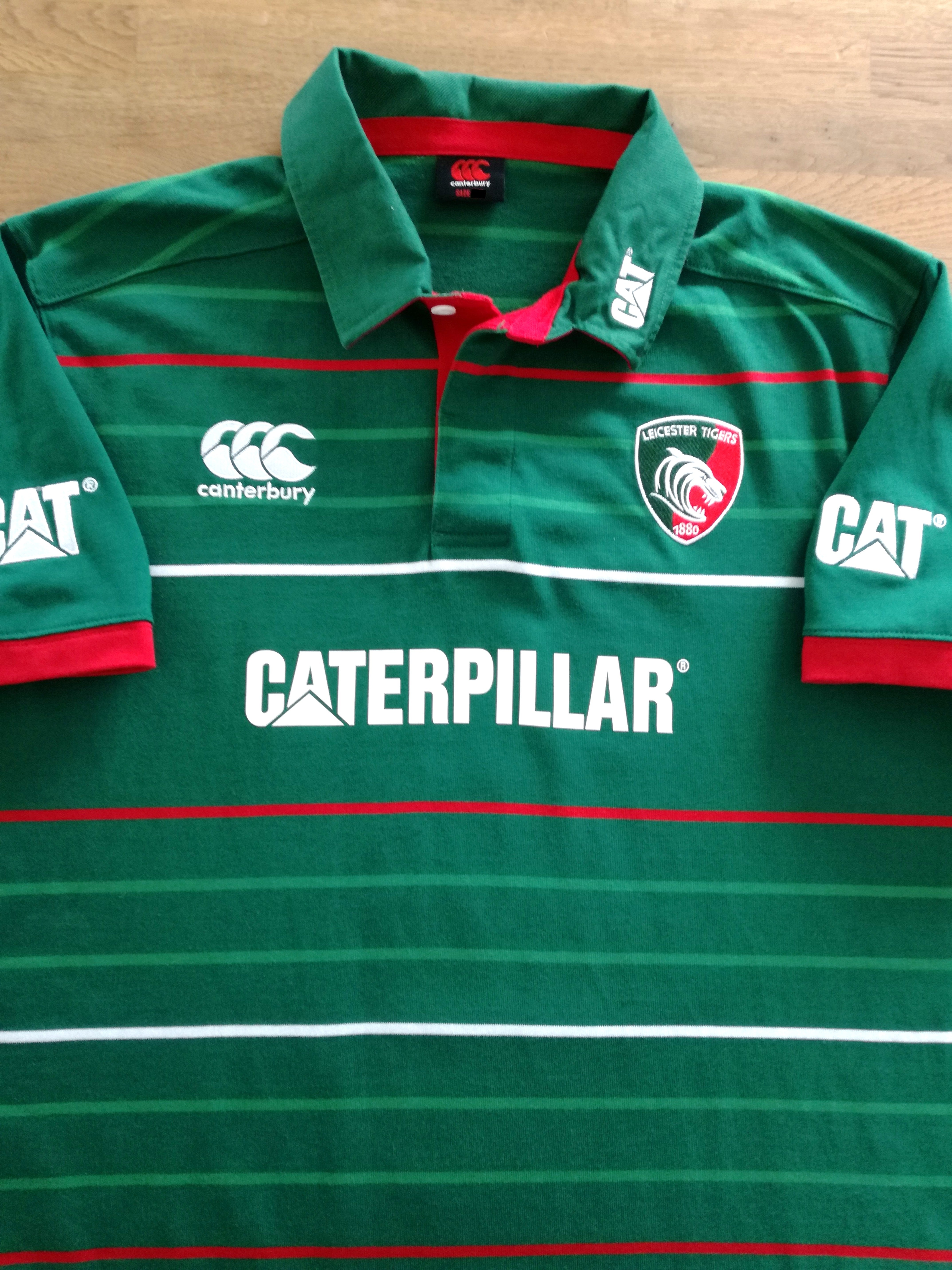 2014/15 Leicester Tigers Home Rugby Shirt