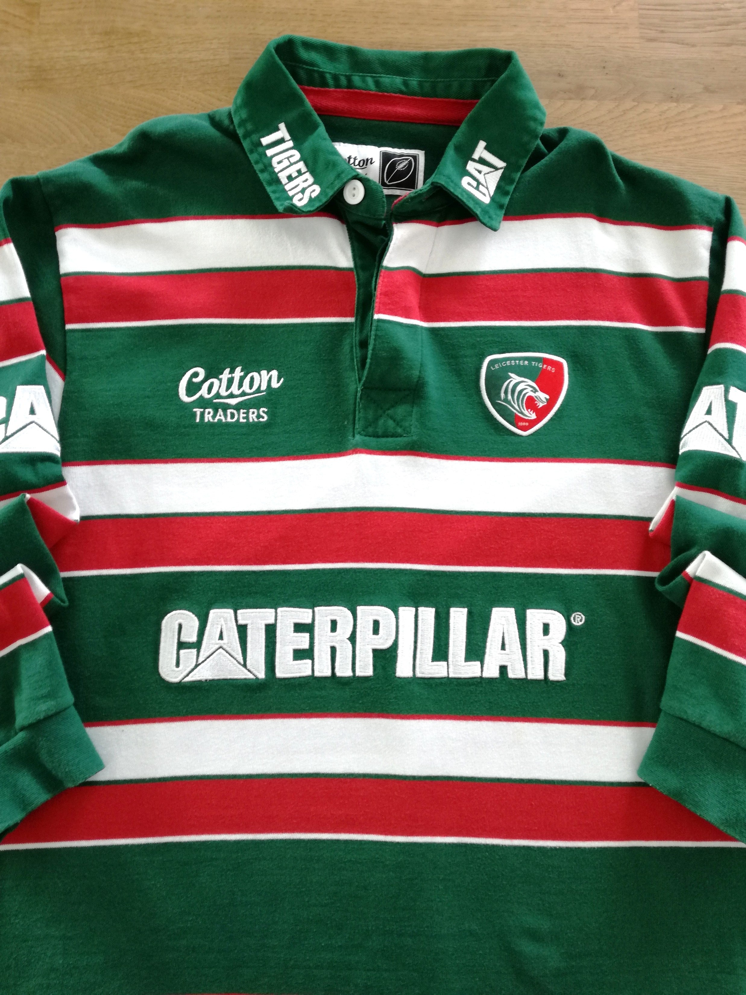 2011/12 Leicester Tigers Home Long Sleeve Rugby Shirt