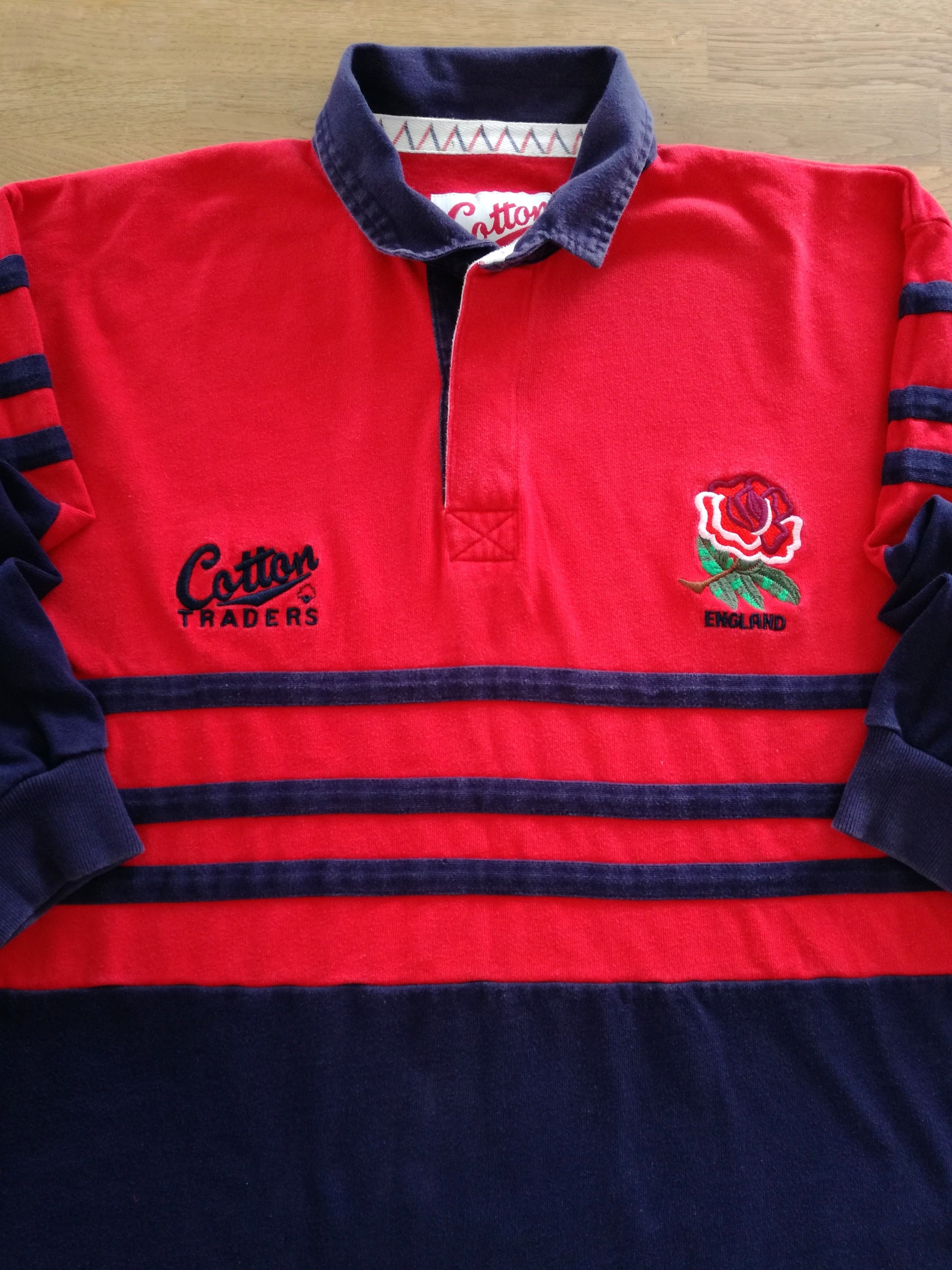 1995/96 England Away Long Sleeve Rugby Shirt