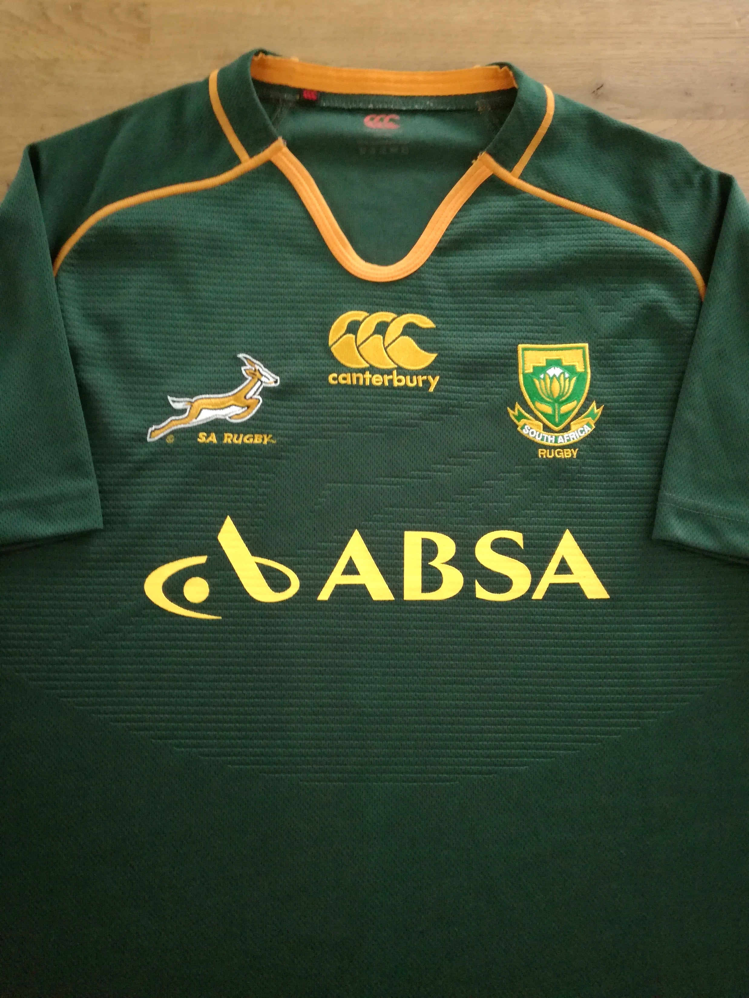 2013 South Africa Home Rugby Shirt