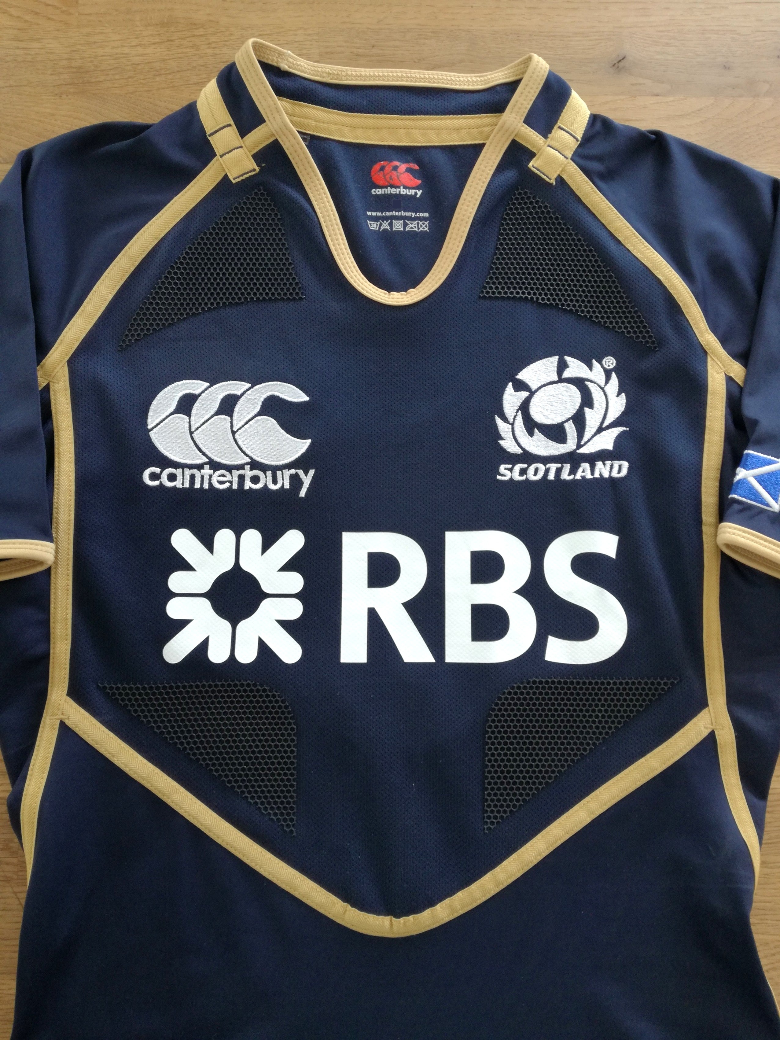 2011/12 Scotland Home Player Issue Rugby Shirt