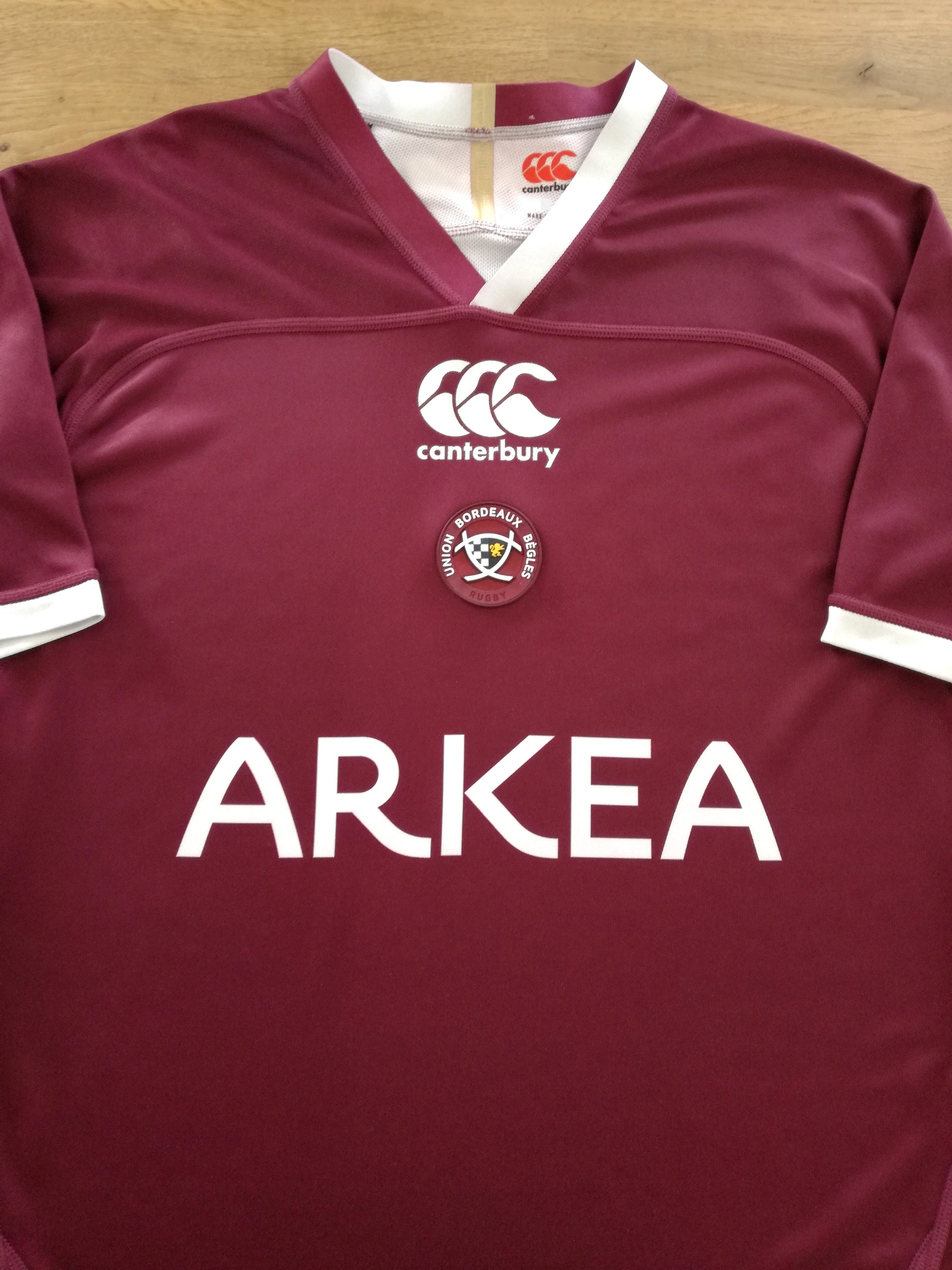 2019/20 Bordeaux-Bègles Home Vapodri Rugby Shirt