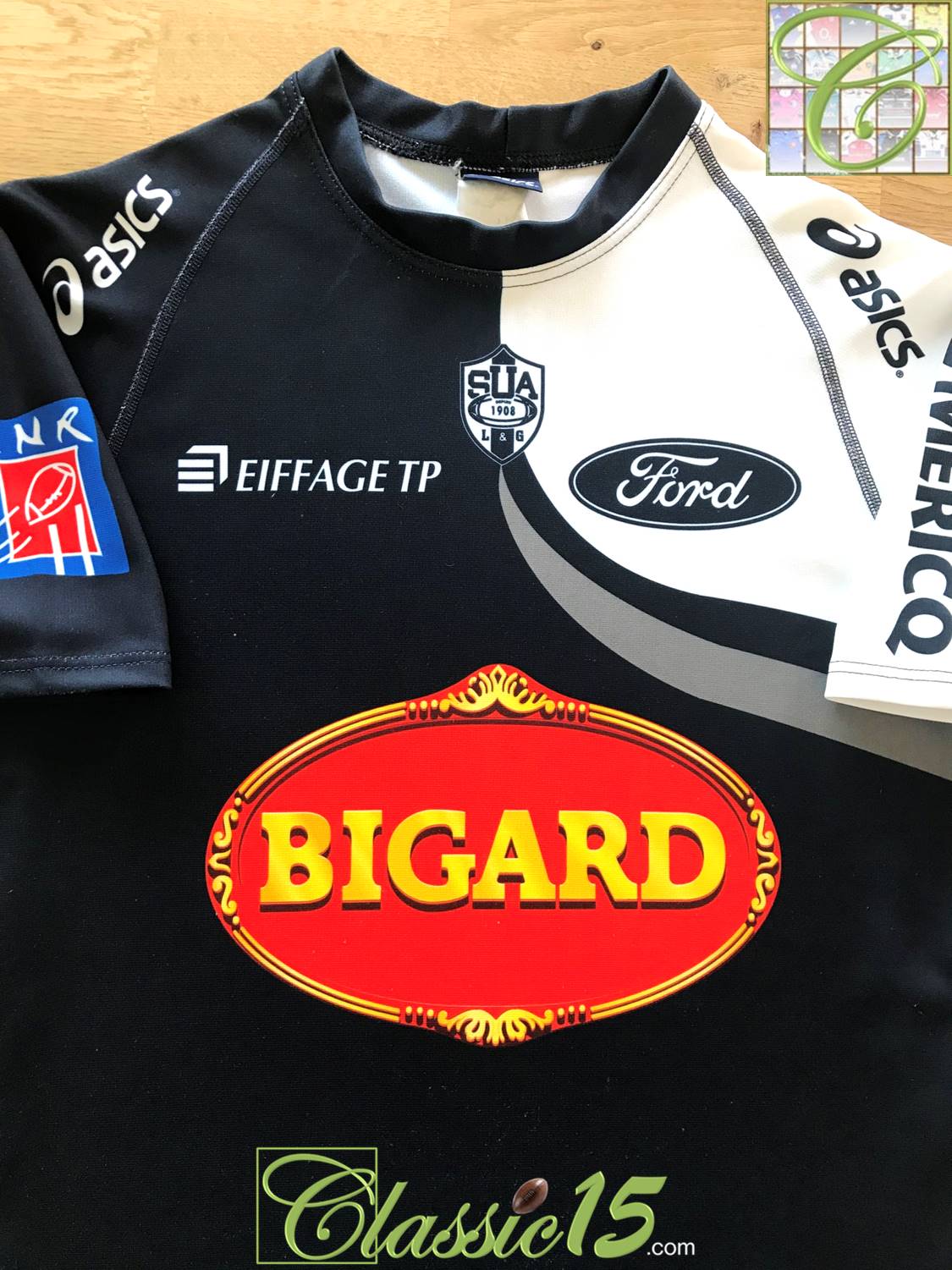 2009/10 SU Agen Away LNR Rugby Shirt (S)