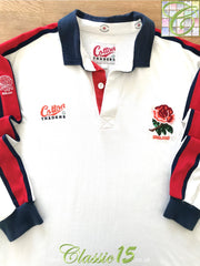 1992/93 England Home Long Sleeve Rugby Shirt