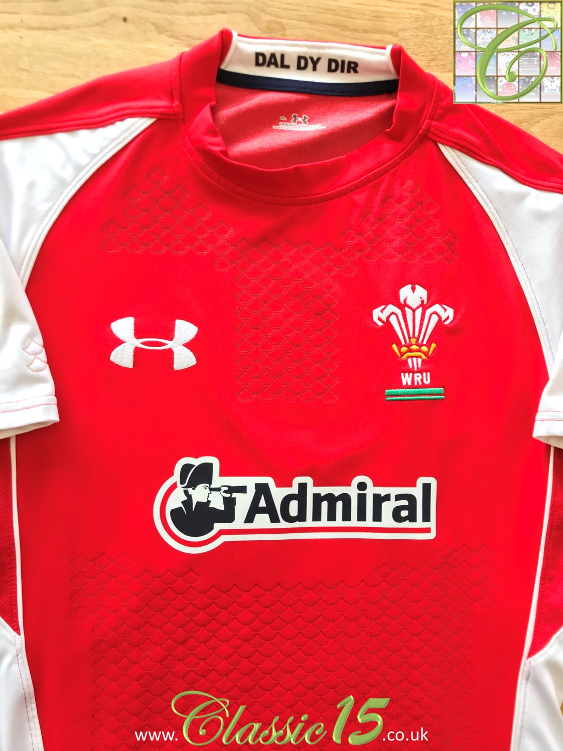 2010/11 Wales Home Player Issue Rugby Shirt
