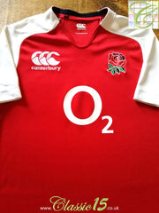 2012/13 England Pro-Fit Rugby Training Shirt - Red (XL)