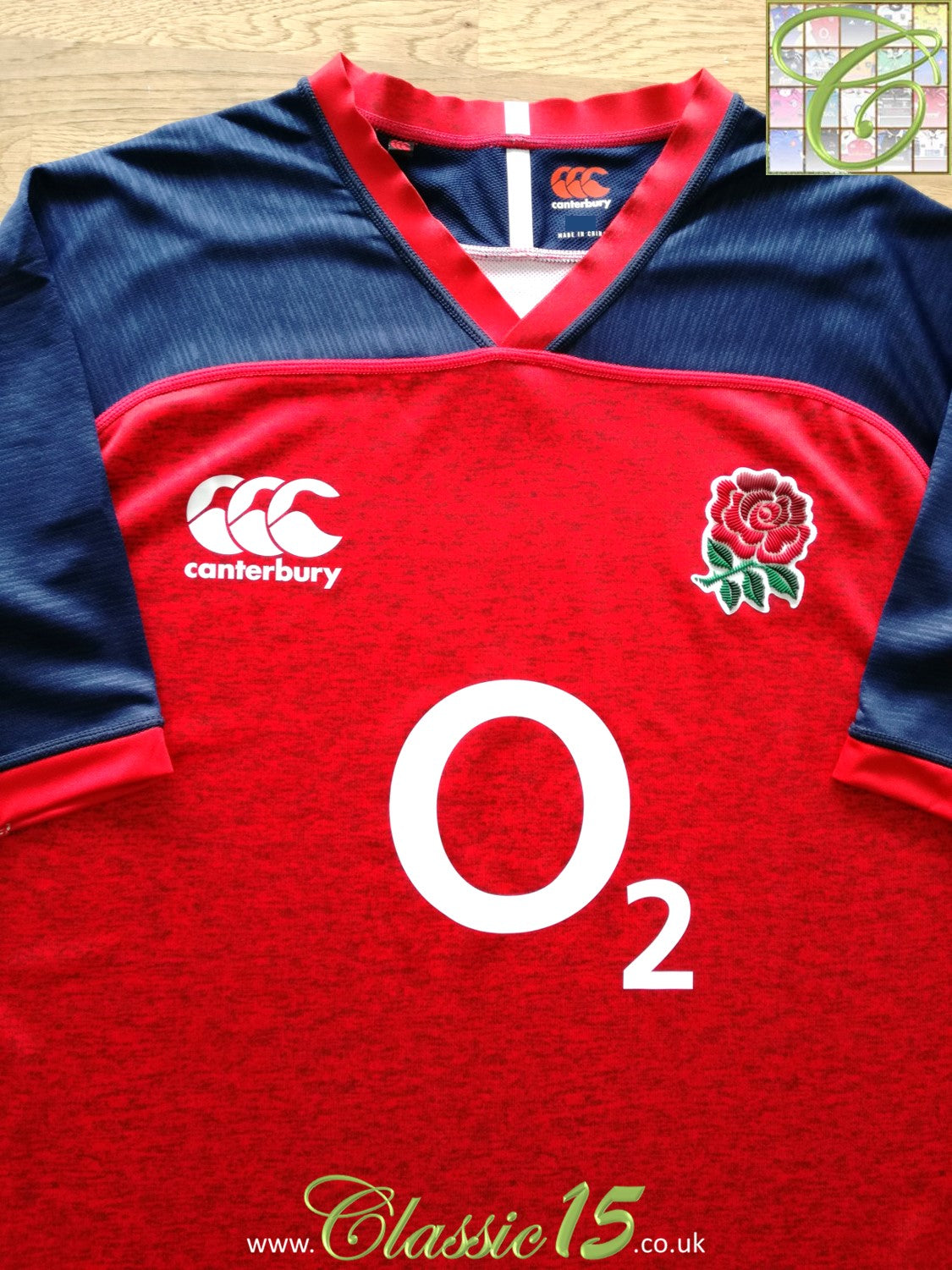 2019/20 England Away Vapodri Rugby Shirt
