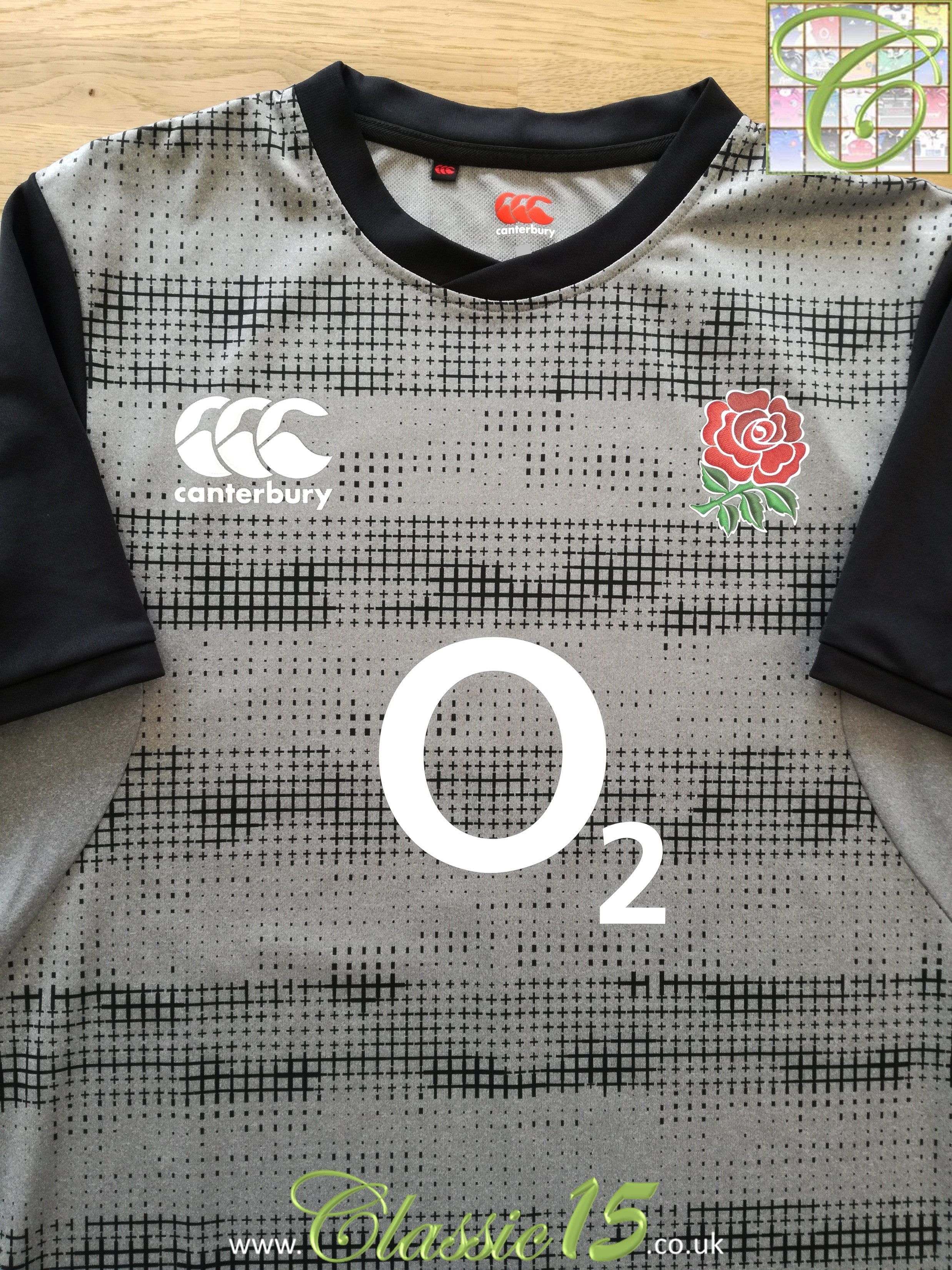 2019 England Vapodri+ Rugby Training Shirt (XL)
