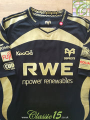 2009/10 Ospreys Home Rugby Shirt (S)