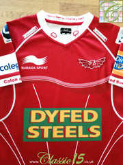 2013/14 Scarlets Home Rugby Shirt (S)