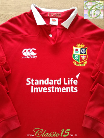 2017 British & Irish Lions Vapodri Rugby Shirt. (XL)