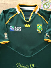 2011 South Africa Home World Cup Pro-Fit Rugby Shirt (3XL)