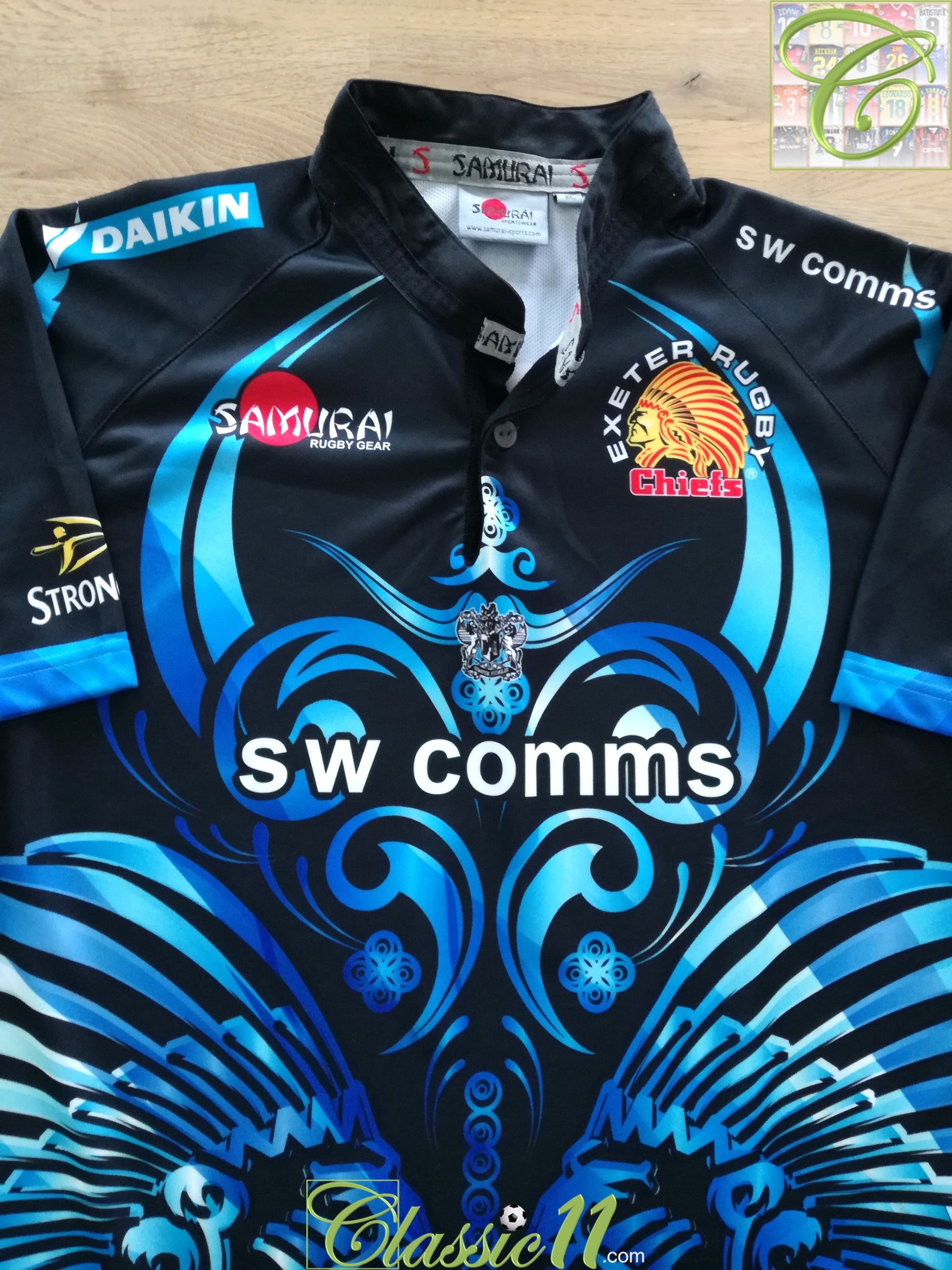 2013/14 Exeter Chiefs Heineken Cup Rugby Shirt