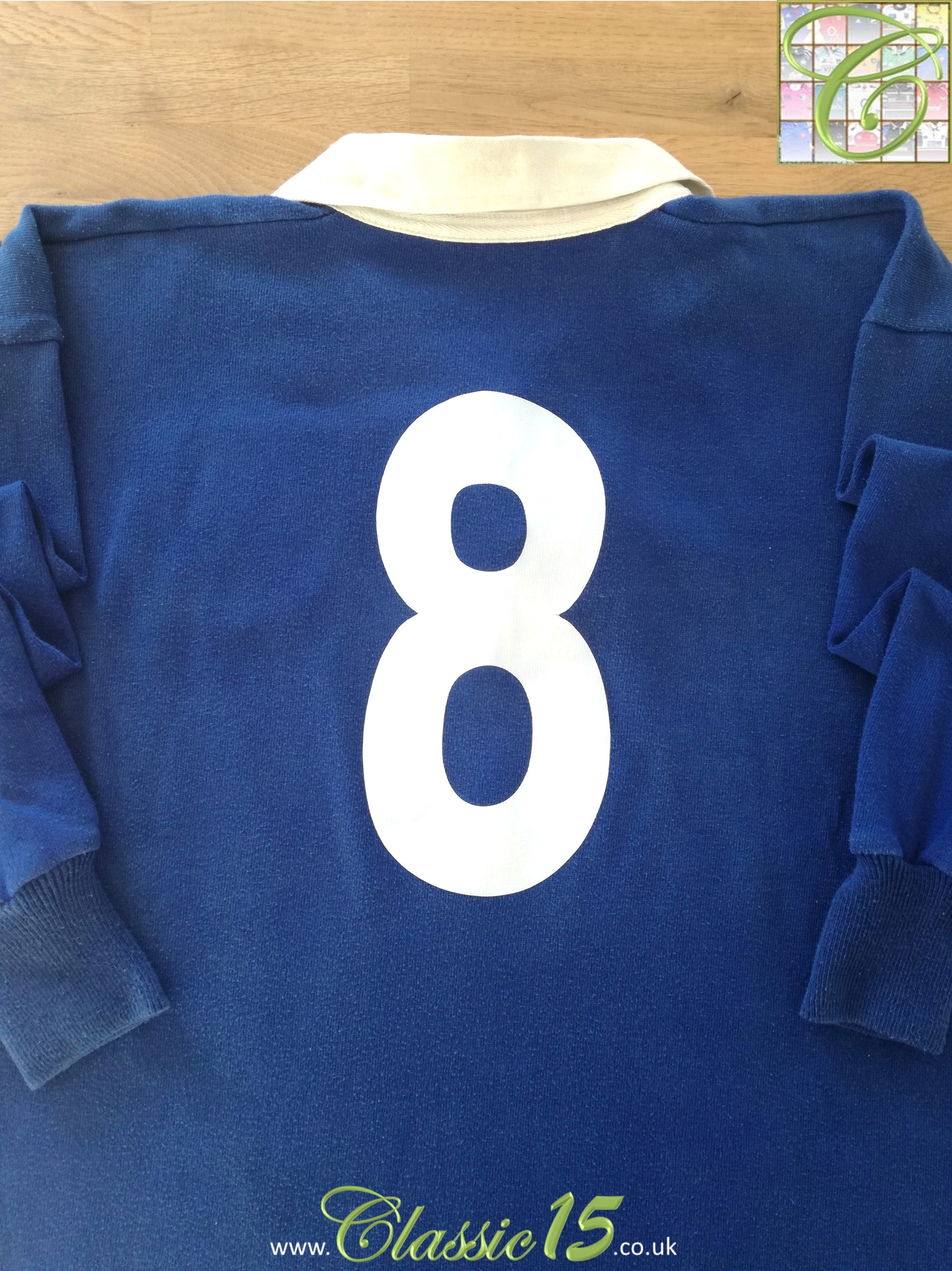 1988 Western Samoa Home Match Worn Rugby Shirt Iupeli #8