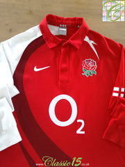 2007/08 England Away Rugby Shirt. (S)