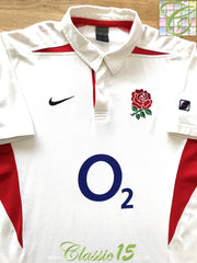 2003/04 England Home Short Sleeve Rugby Shirt