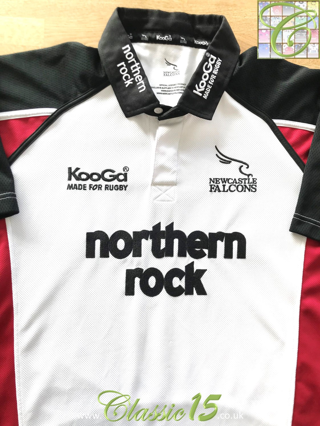 2005/06 Newcastle Falcons Away Rugby Shirt (S)