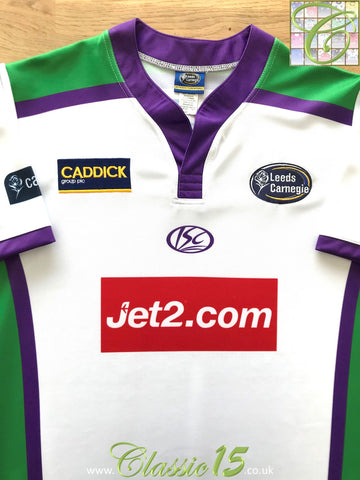 2009/10 Leeds Carnegie Away Rugby Shirt (M)