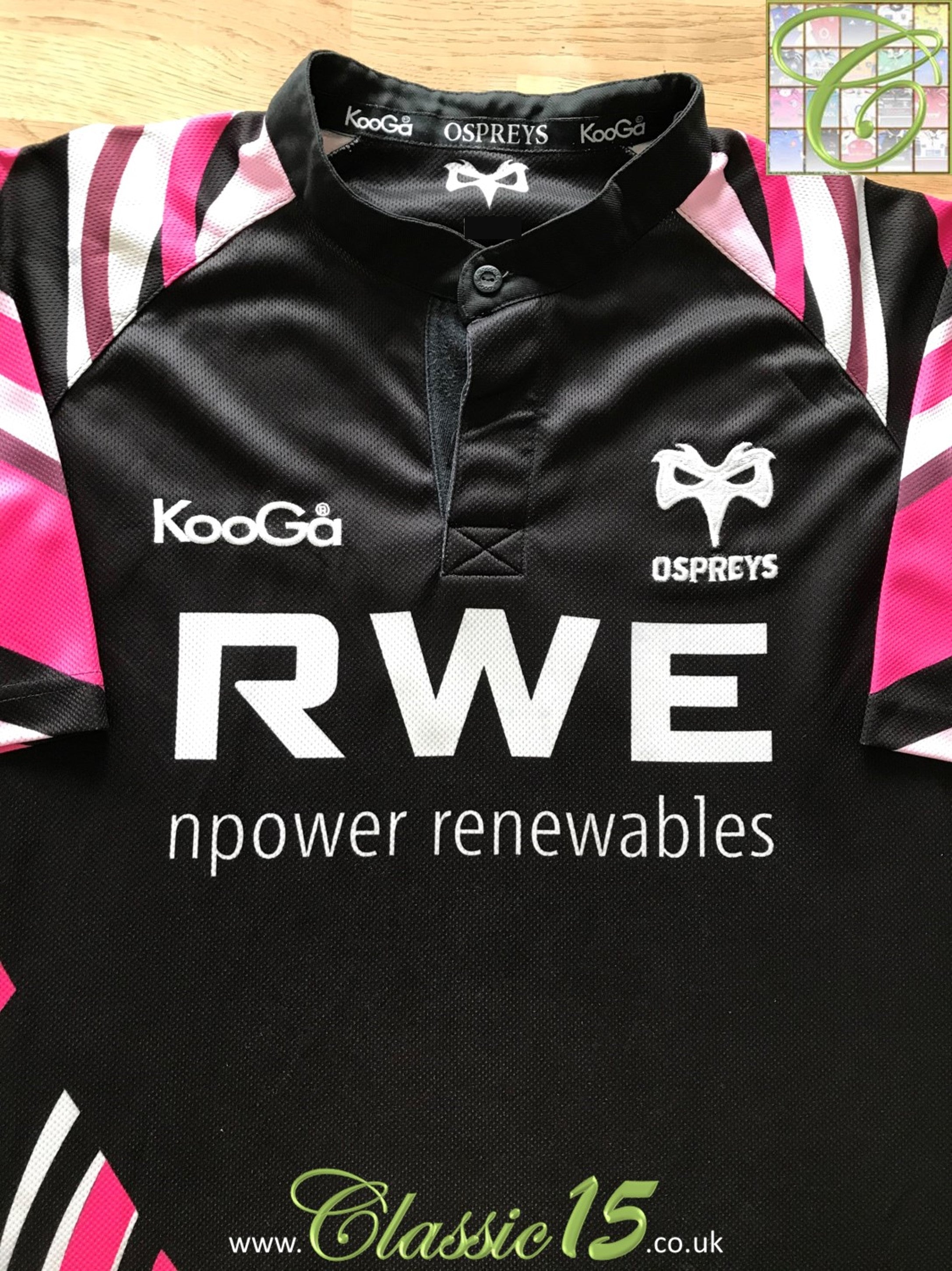 2009/10 Ospreys Rugby Training Shirt (L)