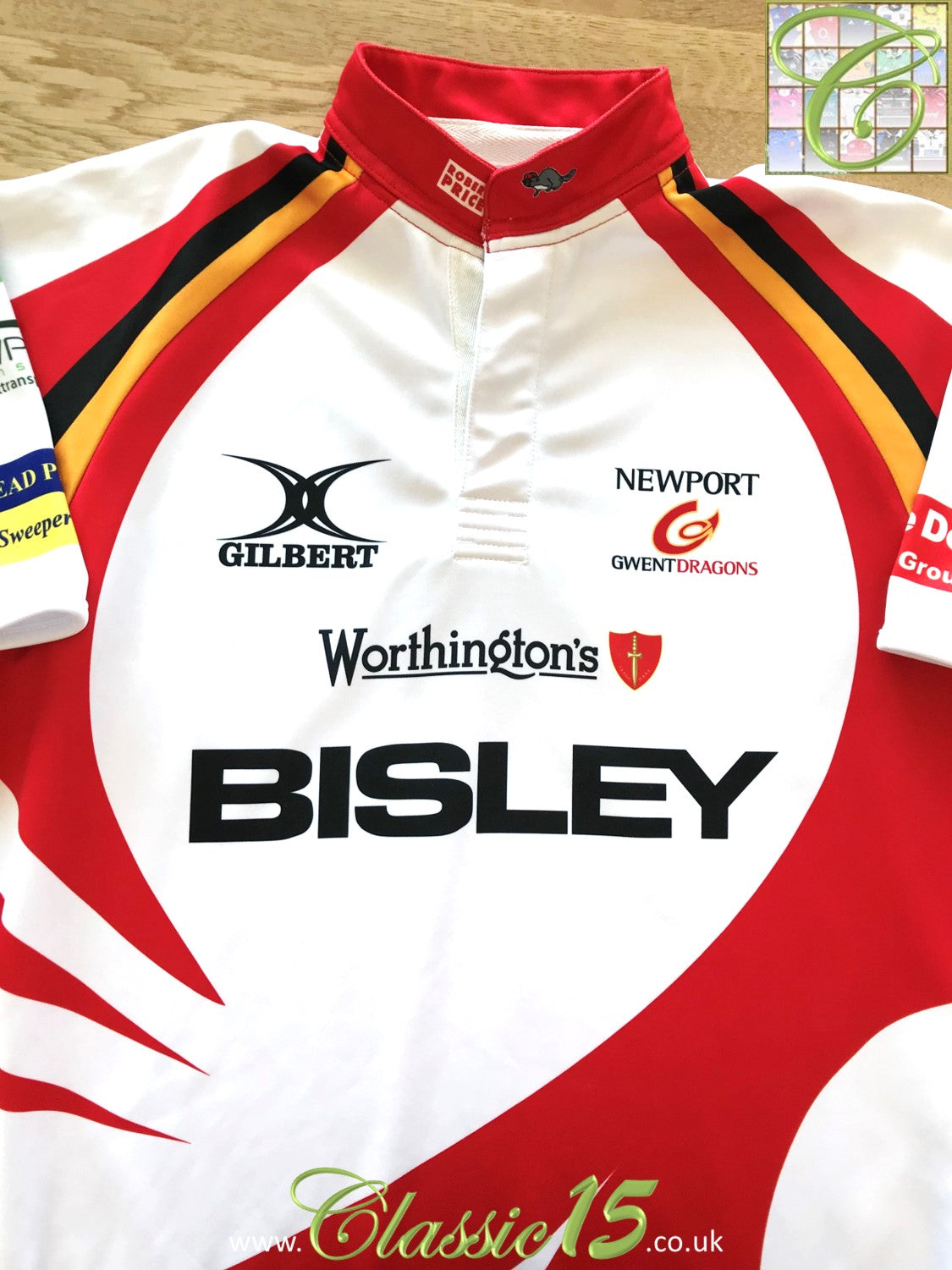 2011/12 Newport Gwent Dragons Away Rugby Shirt (M)