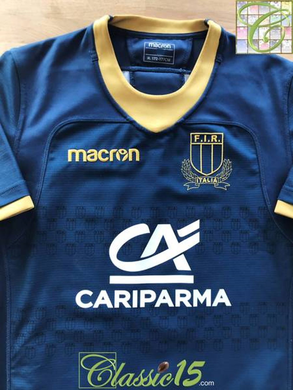 2017/18 Italy Player Issue Rugby Training Shirt (3XL)