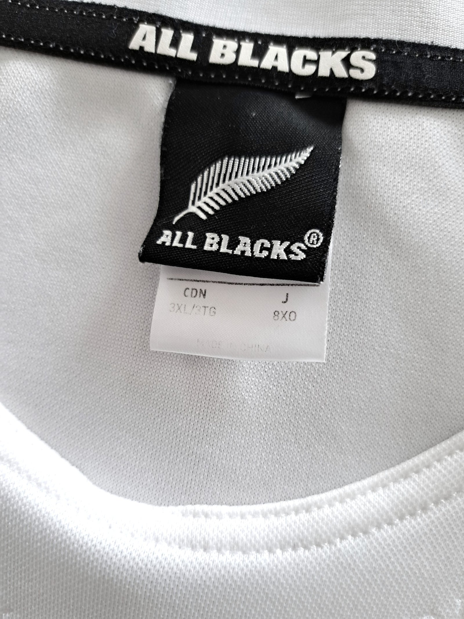 2019 New Zealand Away Rugby Shirt (3XL)
