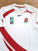 2007 England Home World Cup Pro-Fit Rugby Shirt