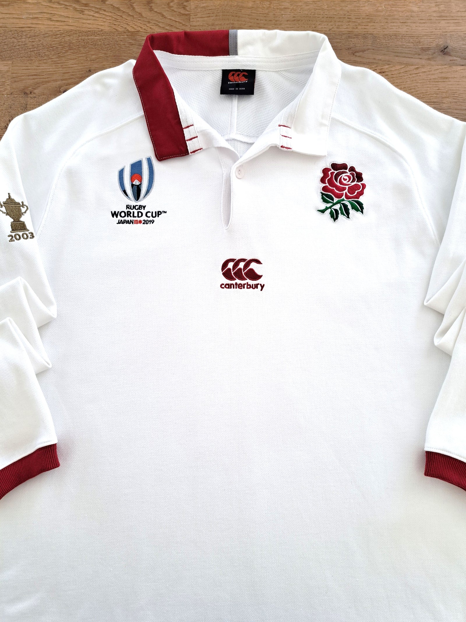 2019 England Home World Cup Rugby Shirt. (L)
