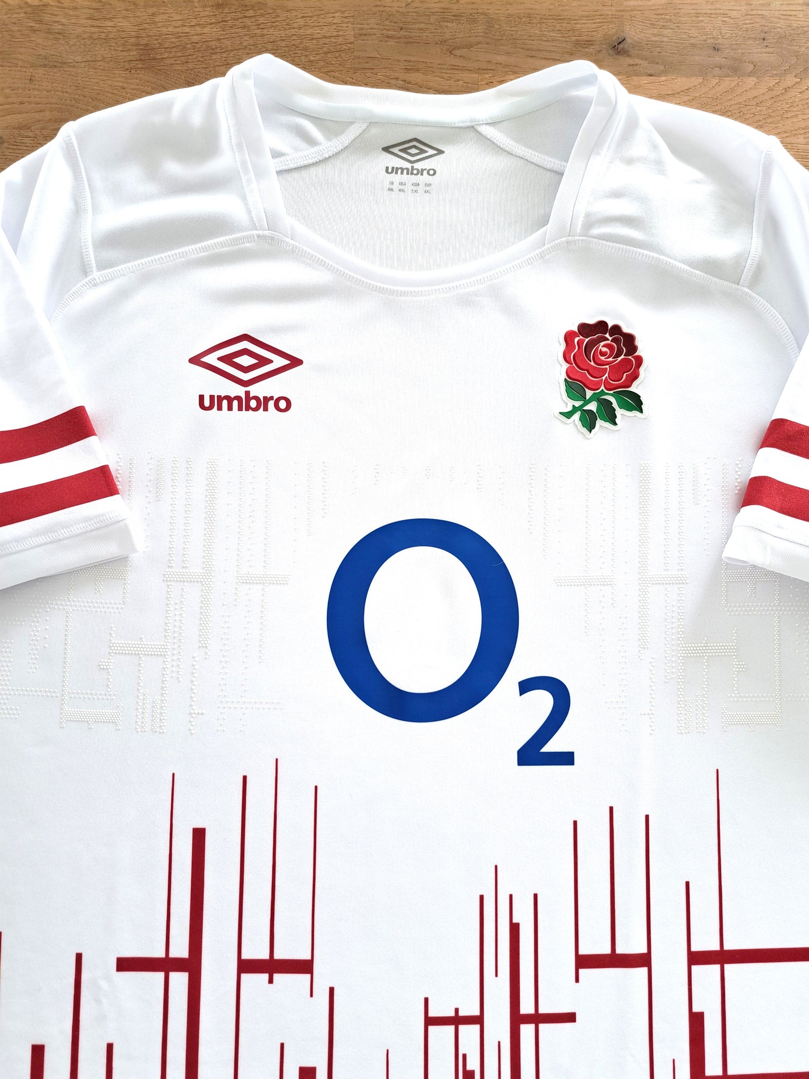 2022/23 England Home Pro-Fit Rugby Shirt (4XL) *BNWT*