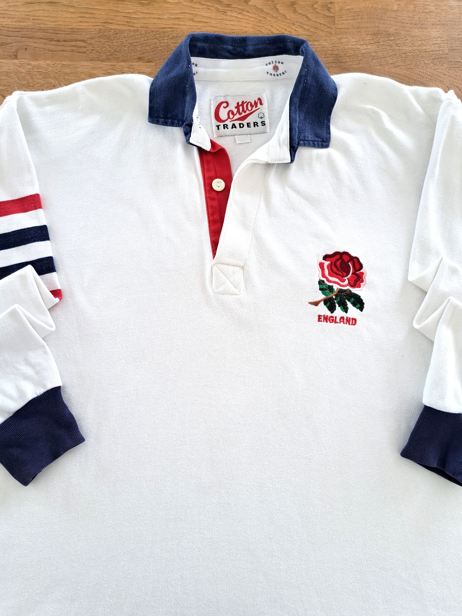 1991 England Home World Cup Rugby Shirt