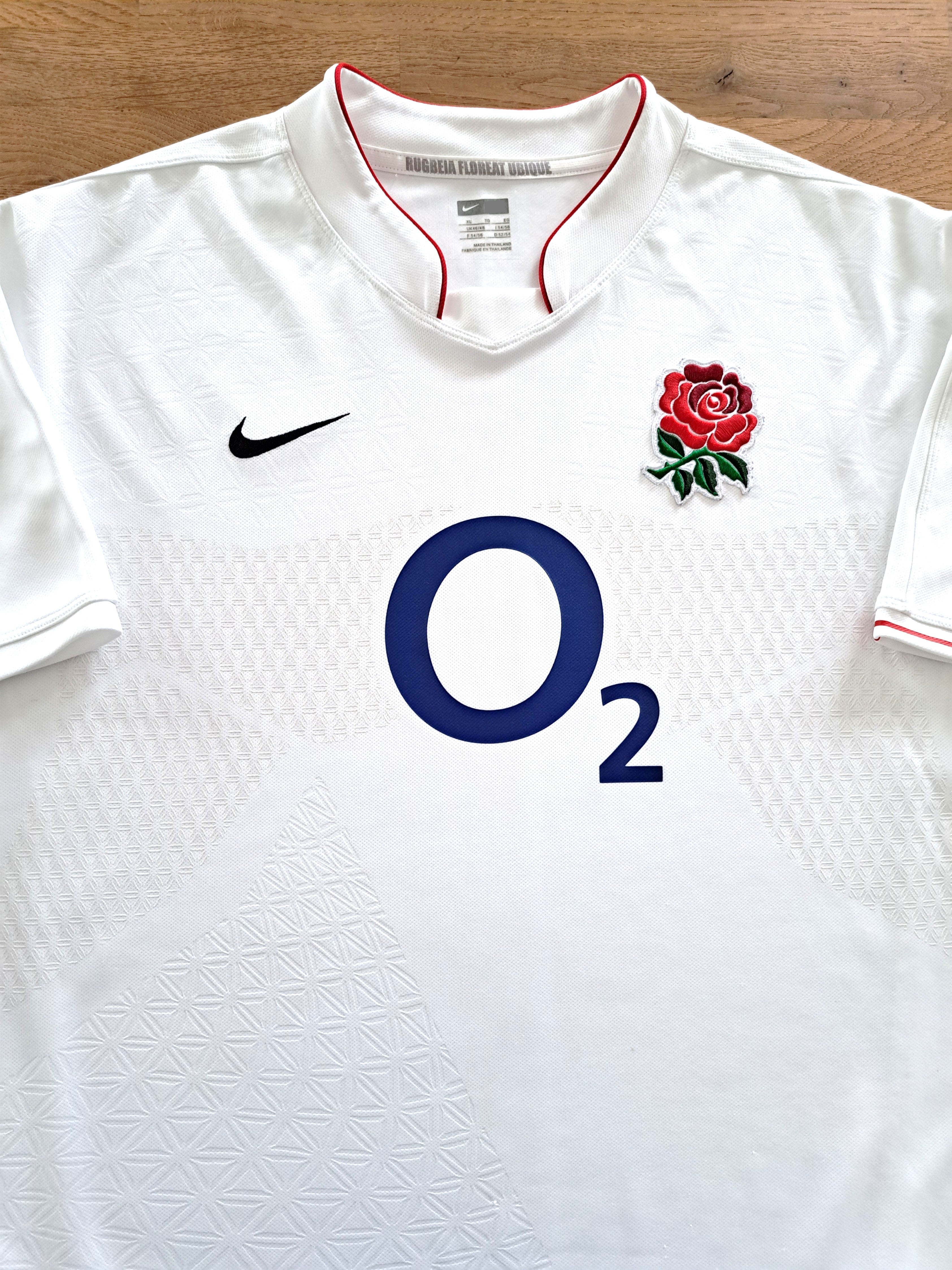 2009/10 England Home Pro-Fit Rugby Shirt