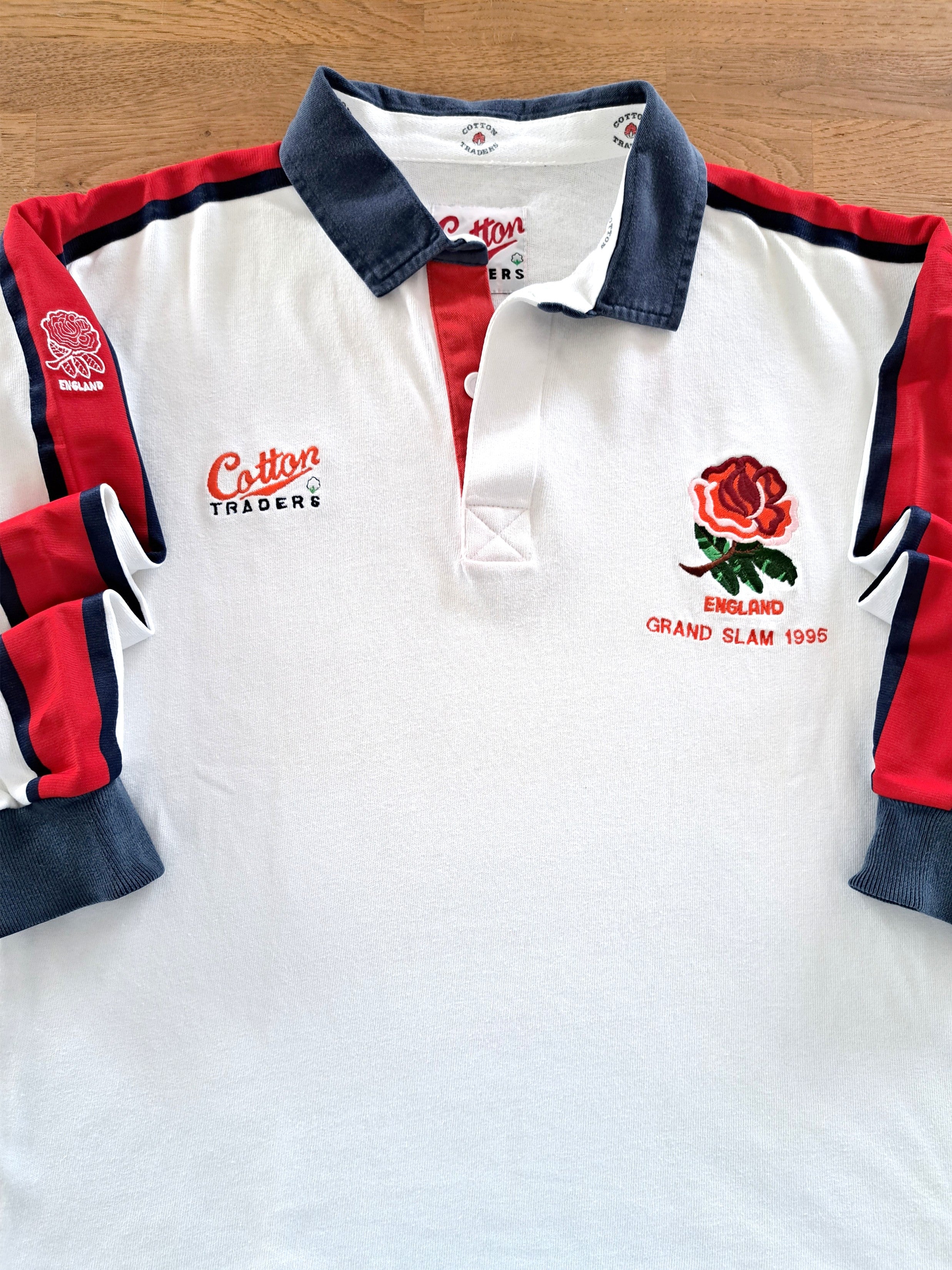 1995 England Home 'Grand Slam' Rugby Shirt