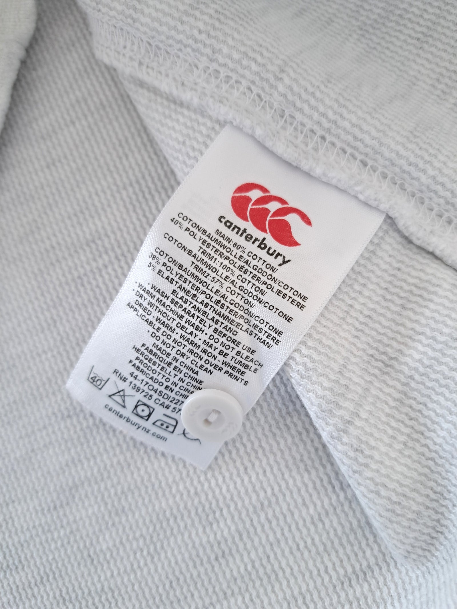 2018/19 England Home Vapodri Rugby Shirt (M)