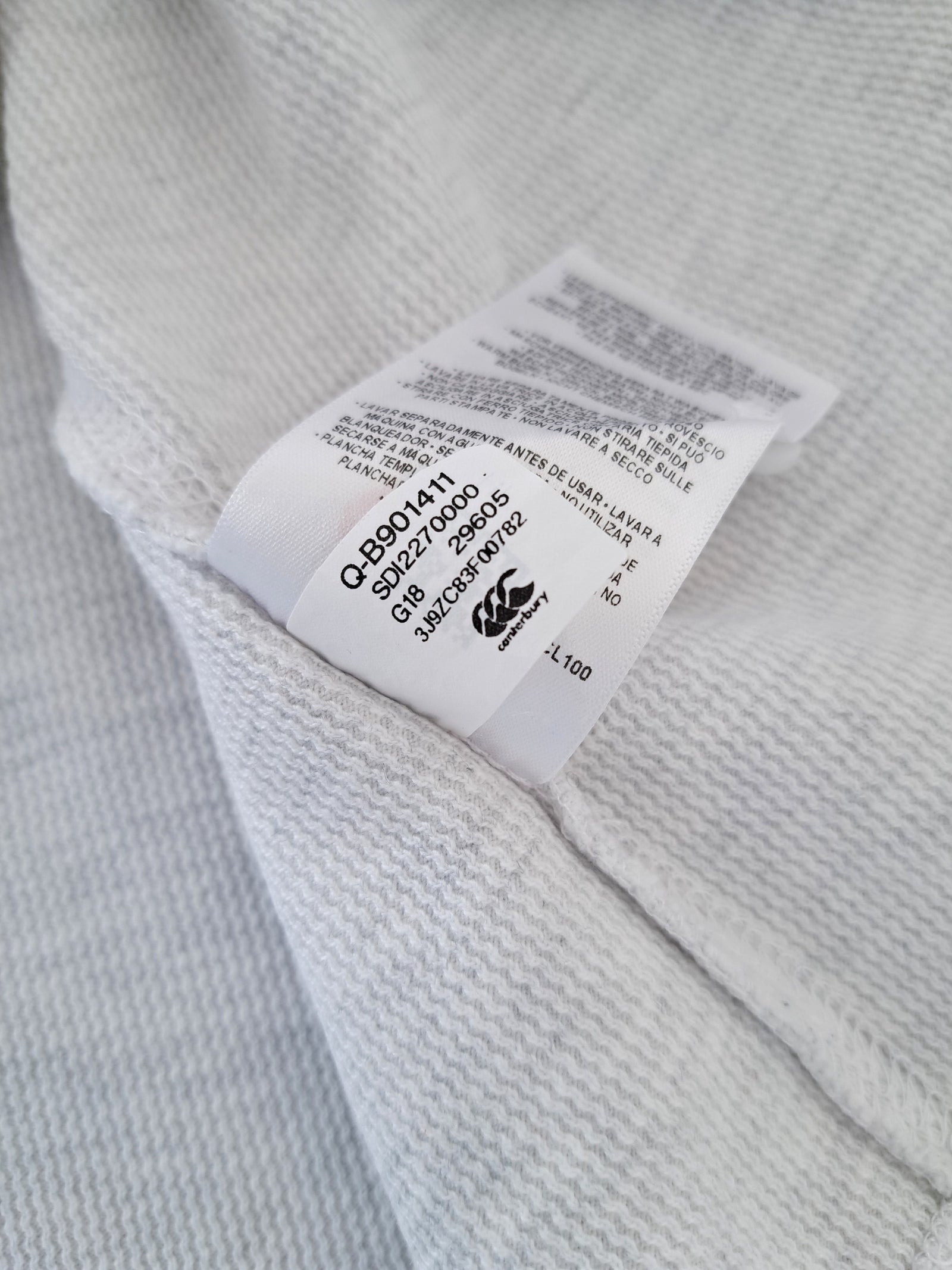 2018/19 England Home Vapodri Rugby Shirt (M)